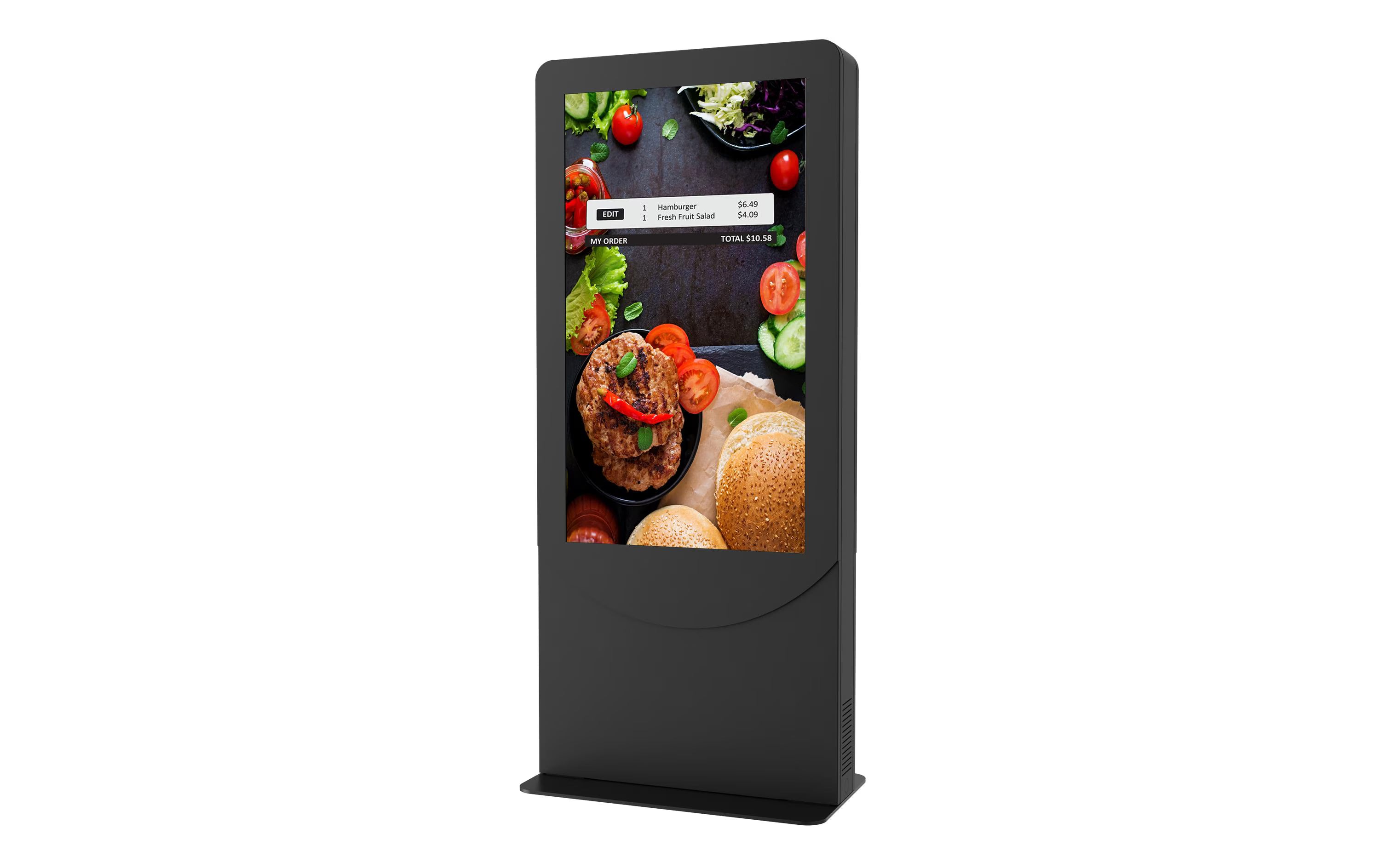 Peerless-AV Kioskrahmen KIPC2555B-3-EUK Schwarz, für 55"