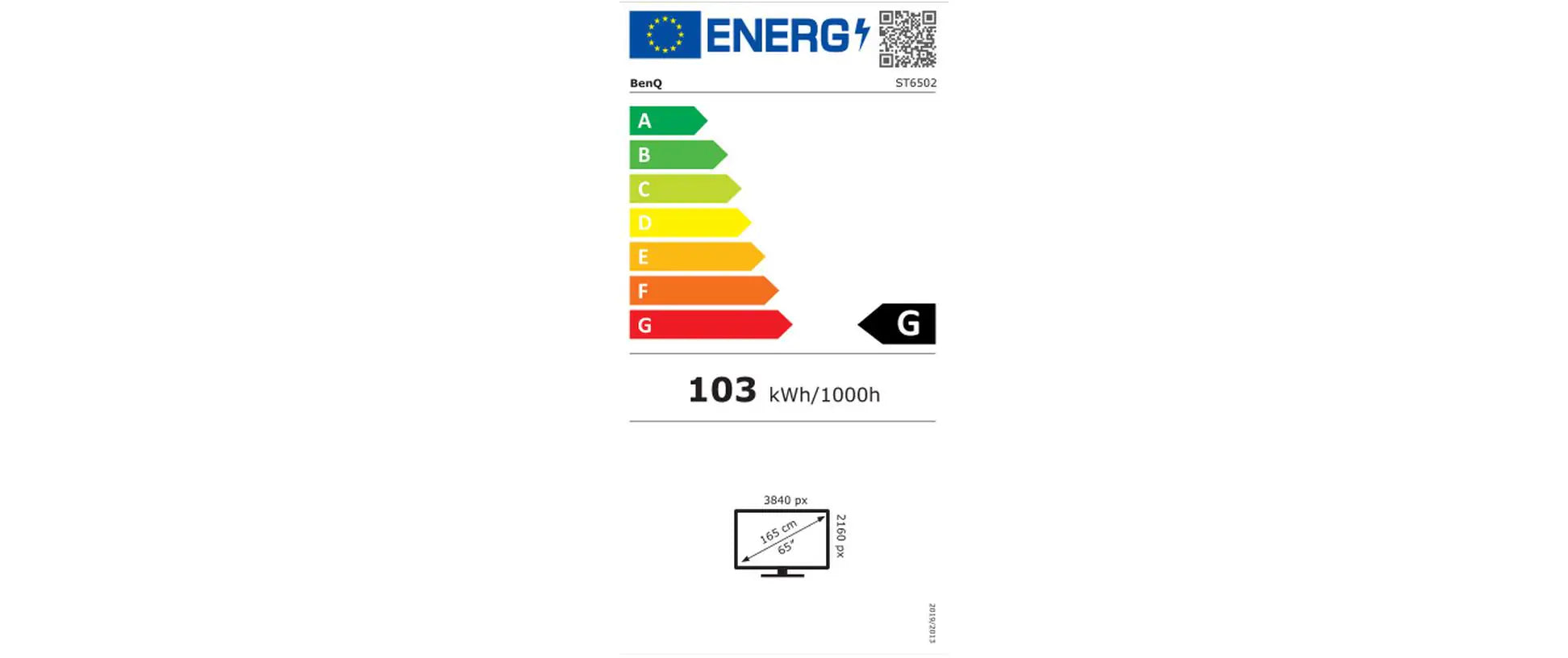 BenQ Public Display ST6502 65 "