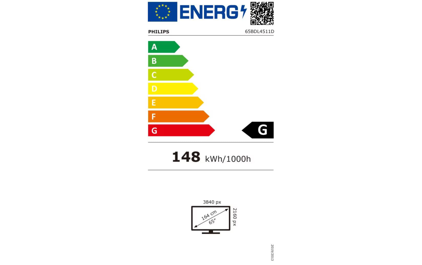 Philips Public Display D-Line 65BDL4511D/00 65 "