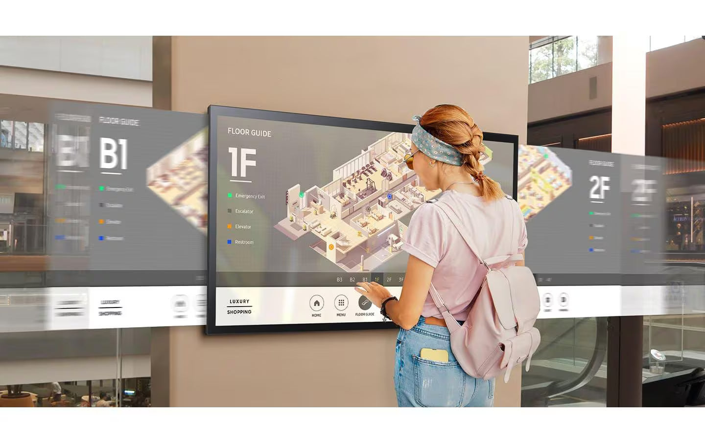 Samsung Touch Display QM55B-T Kapazitiv 55 "