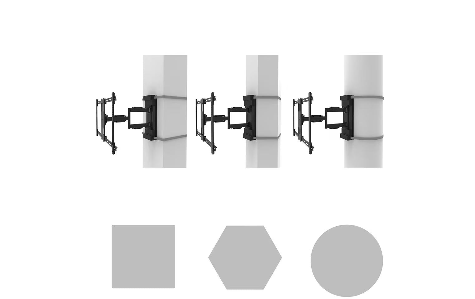 NEOMOUNTS Säulenhalterung WL40S-910BL16 Schwarz