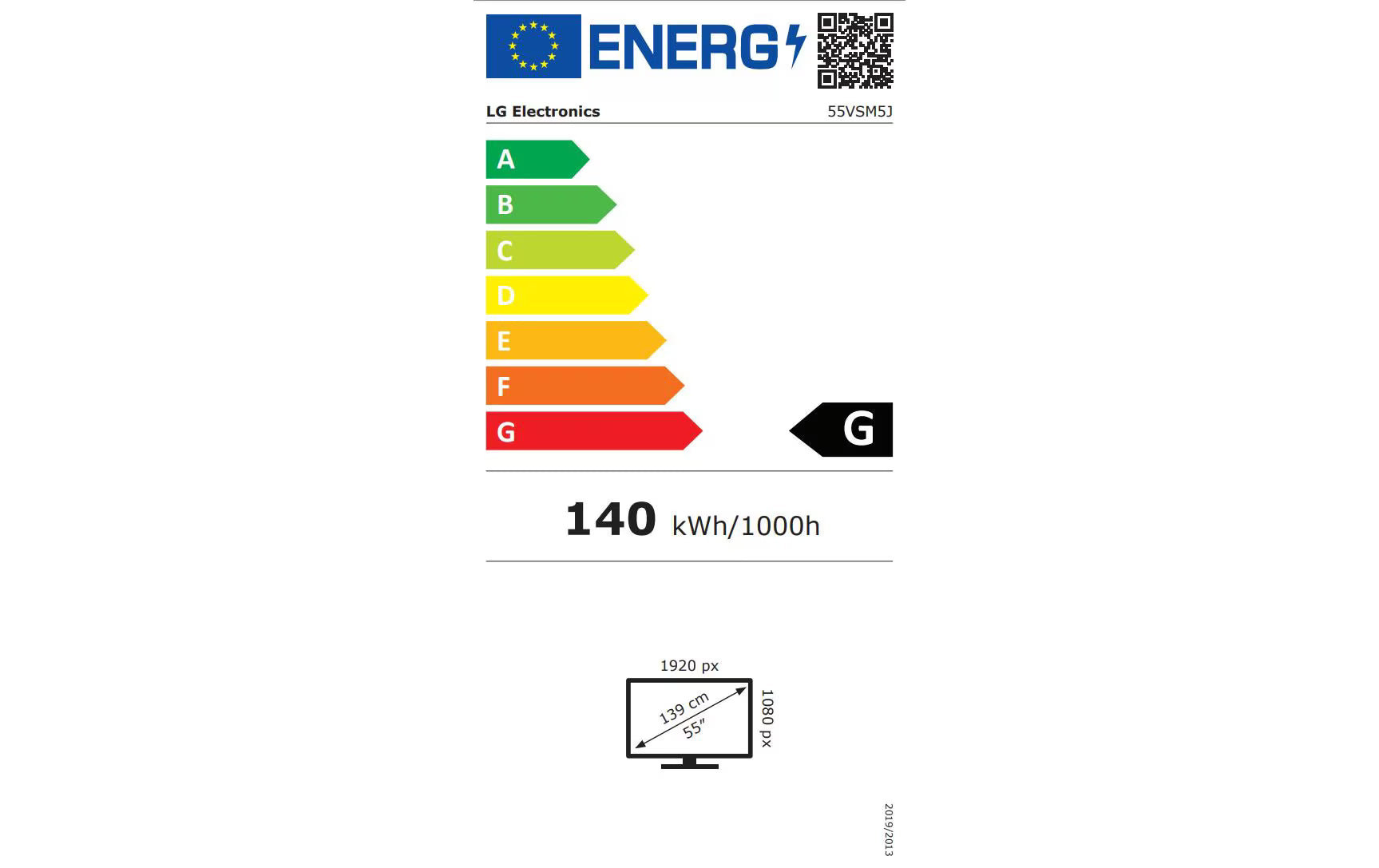 LG Videowall Display 55VSM5J-H 55 "