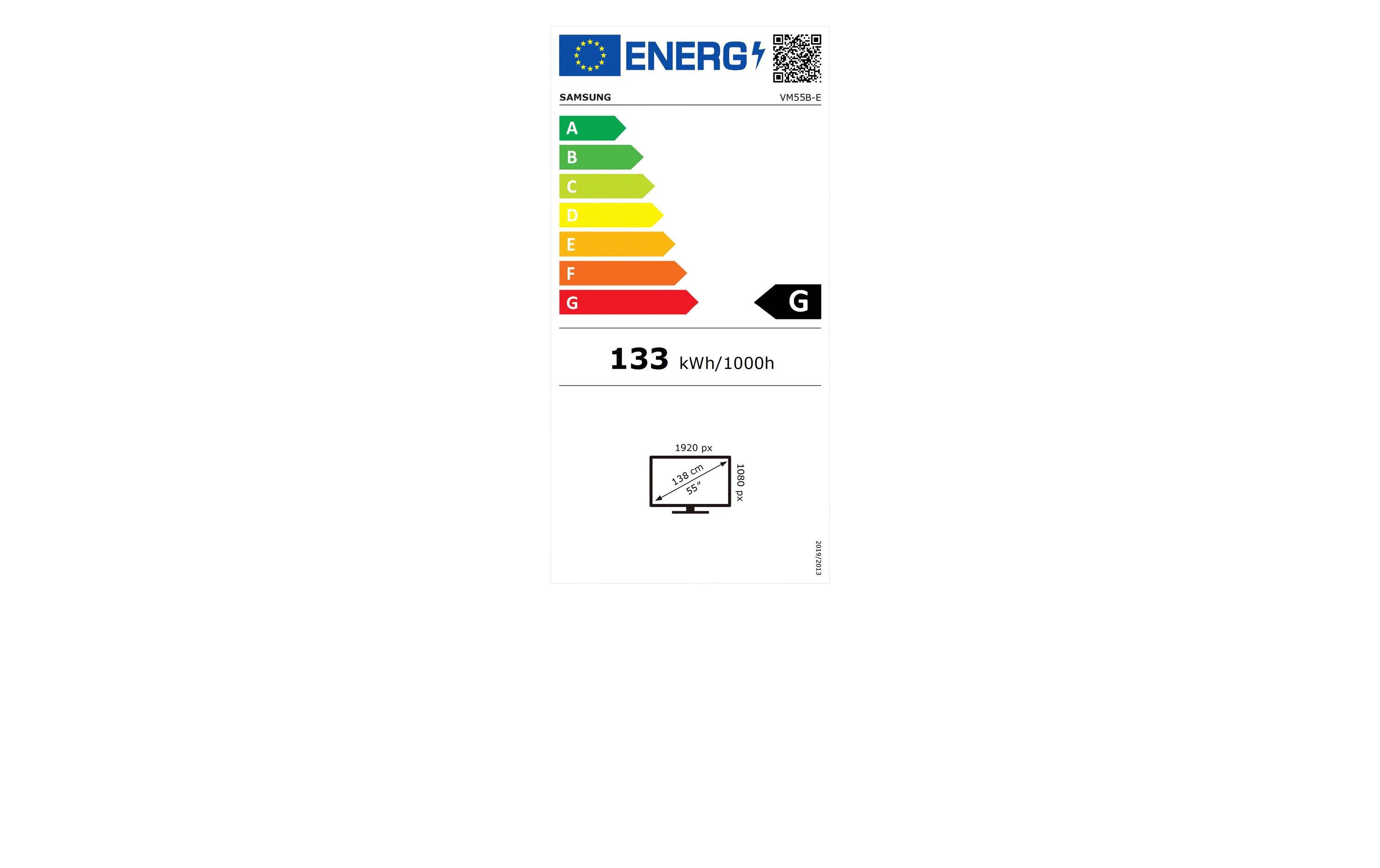 Samsung Videowall Display VH55C-R 55 " 700 cd/m²