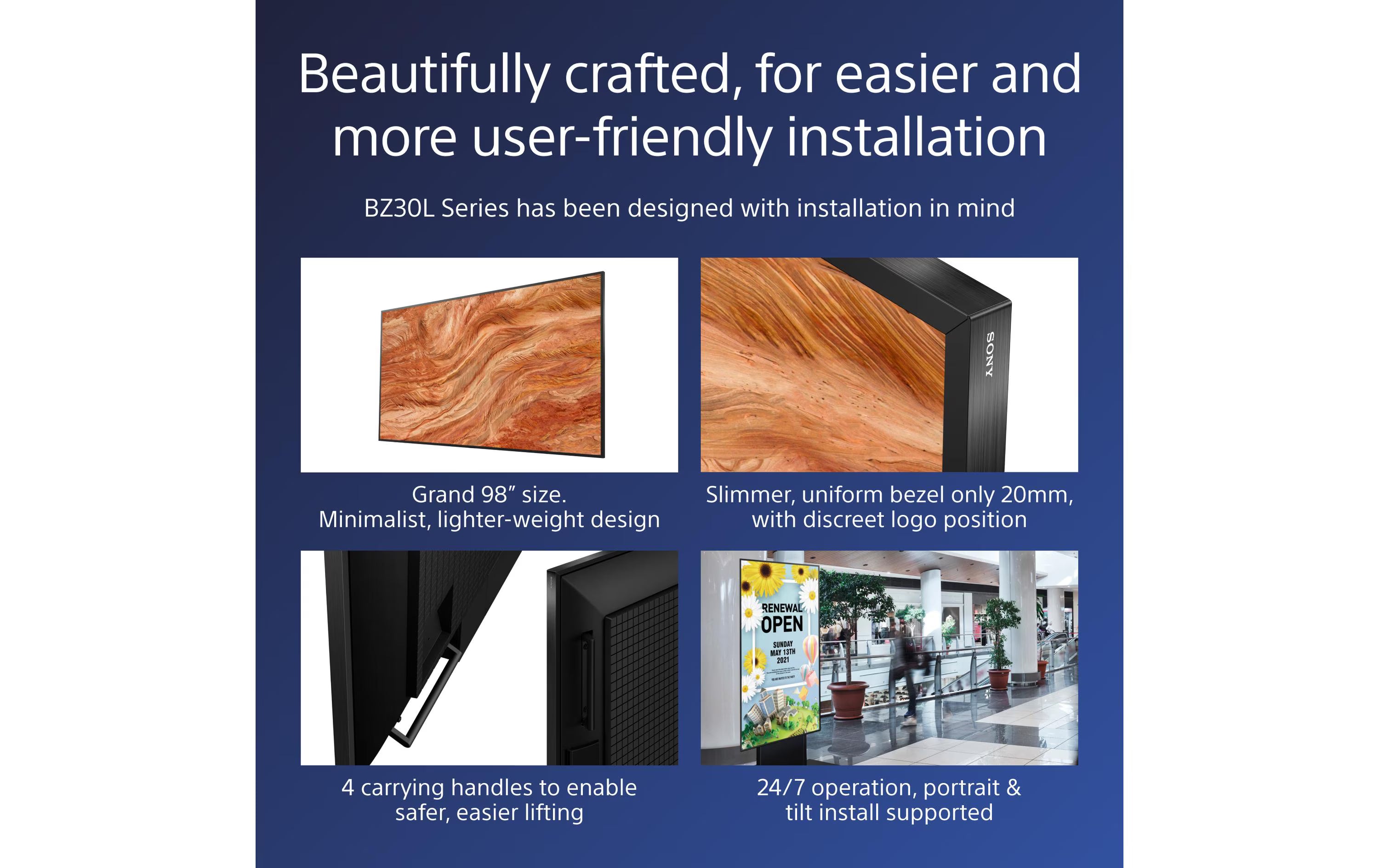 Sony Public Display FW-85BZ30 l 98 "