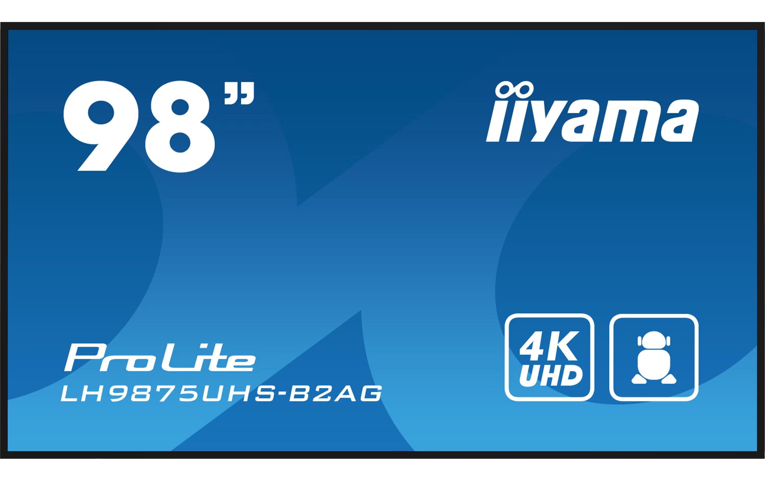 iiyama Public Display ProLite LH9875UHS-B2AG 97.5 "