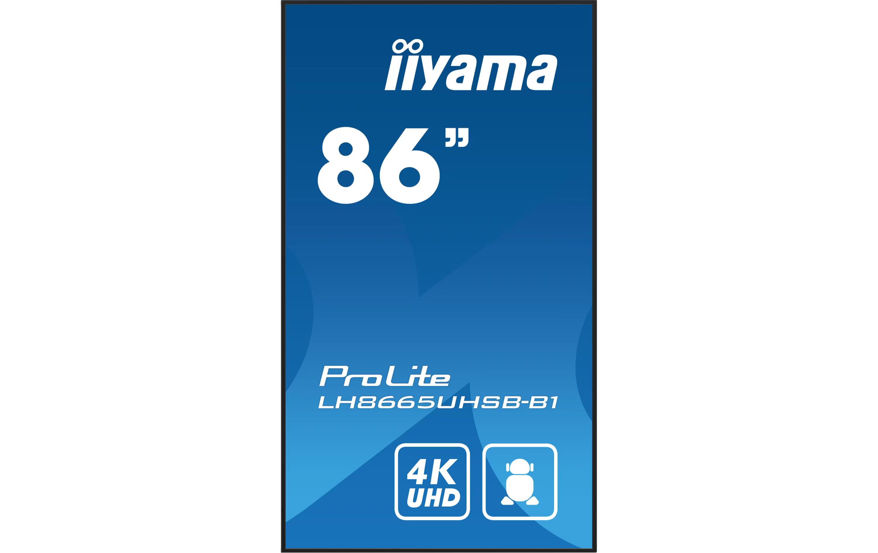 iiyama LH8665UHSB-B1 86 "