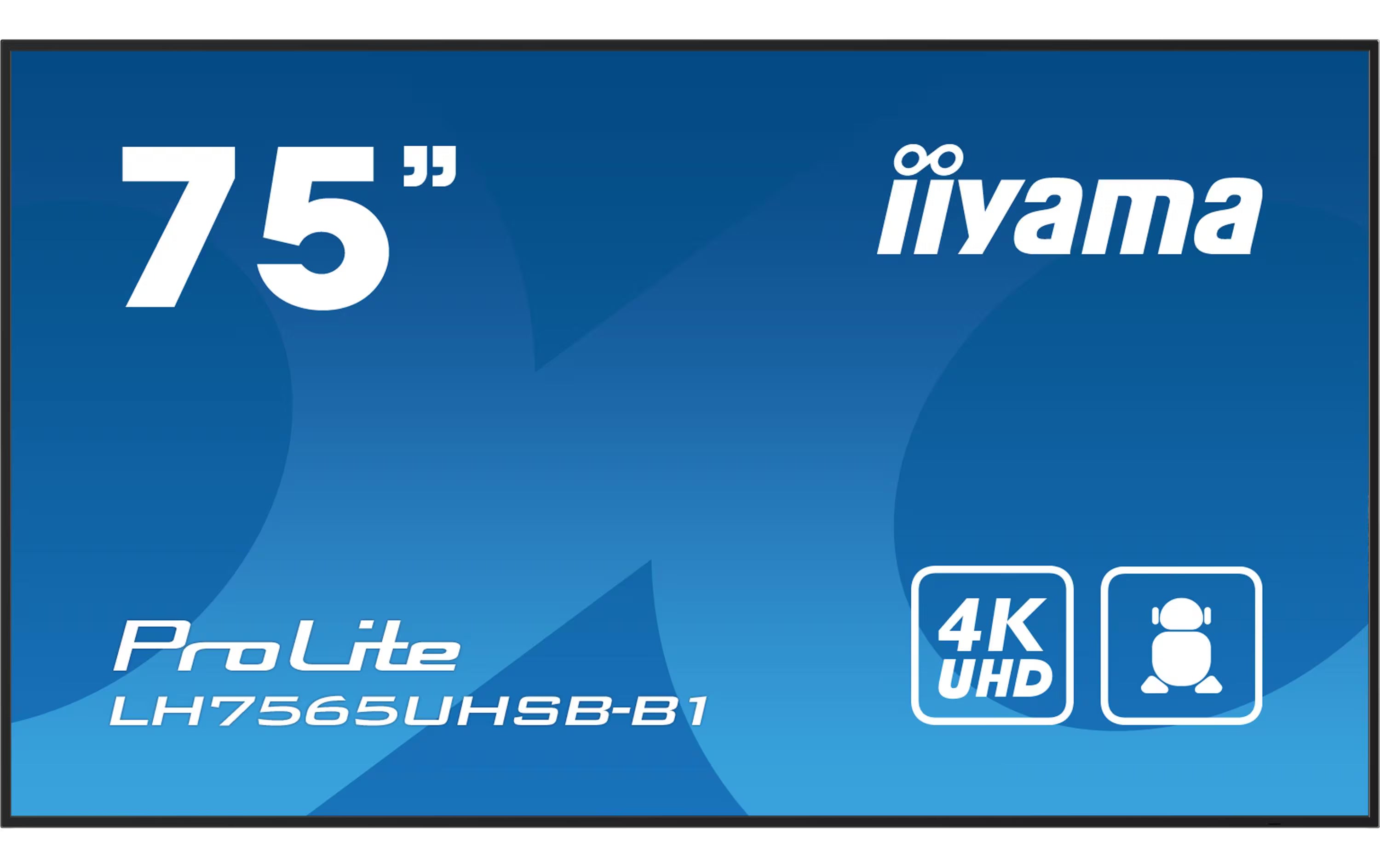 iiyama Public Display ProLite LH7565UHSB-B1 74.5 "