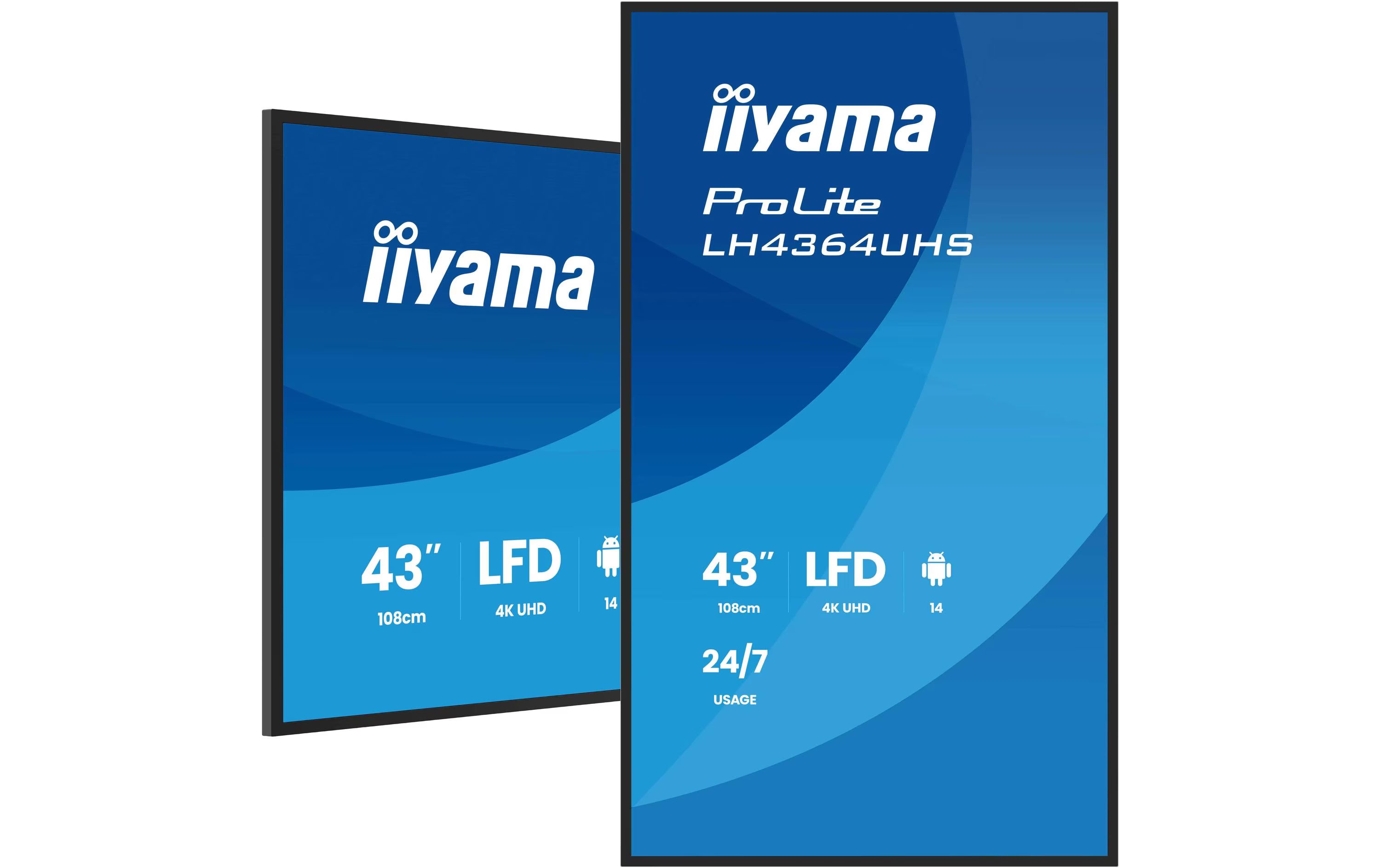 iiyama Public Display ProLite LH4364UHS-B1AG 43 "