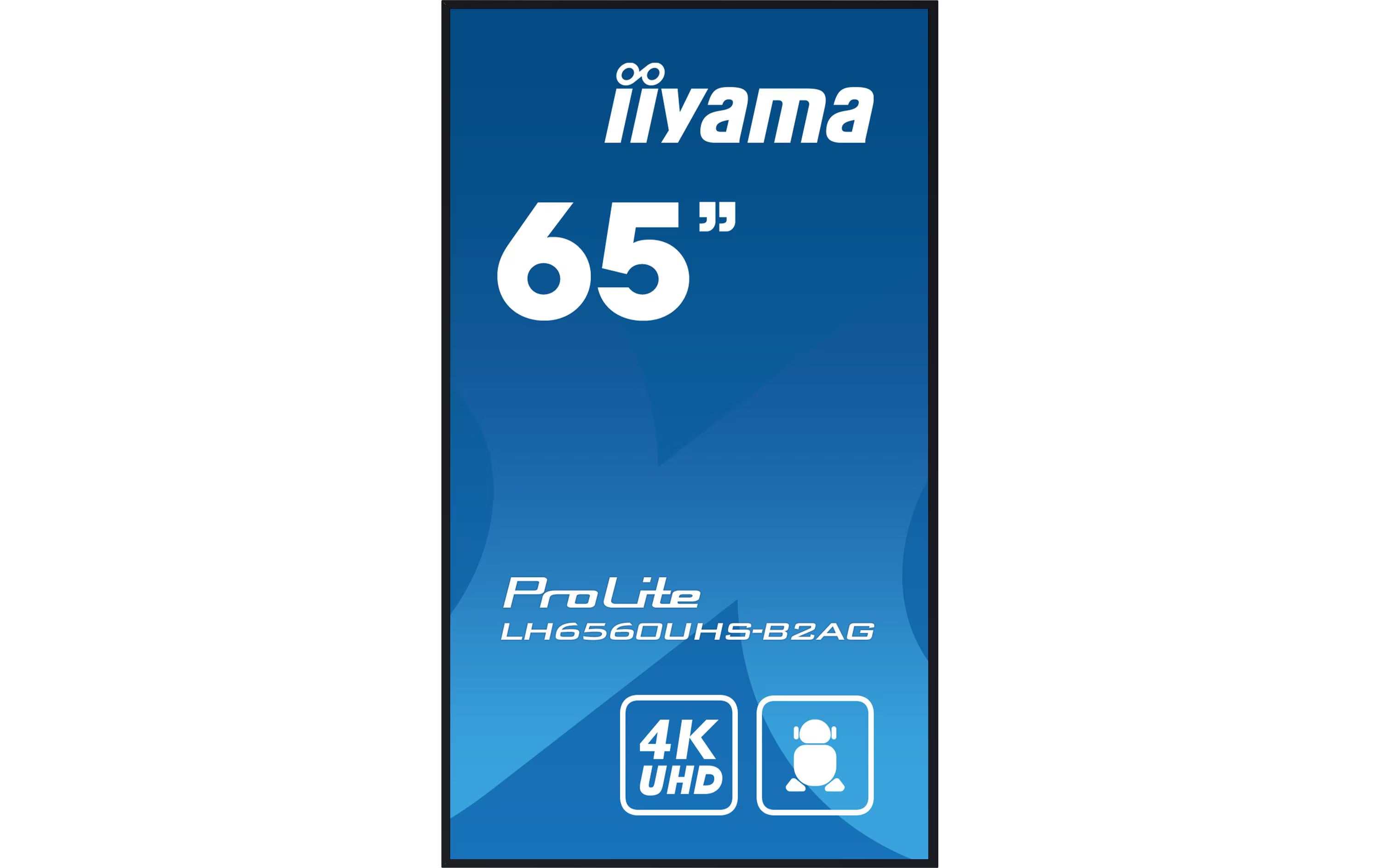 iiyama Public Display ProLite LH6560UHS-B2AG 65 "