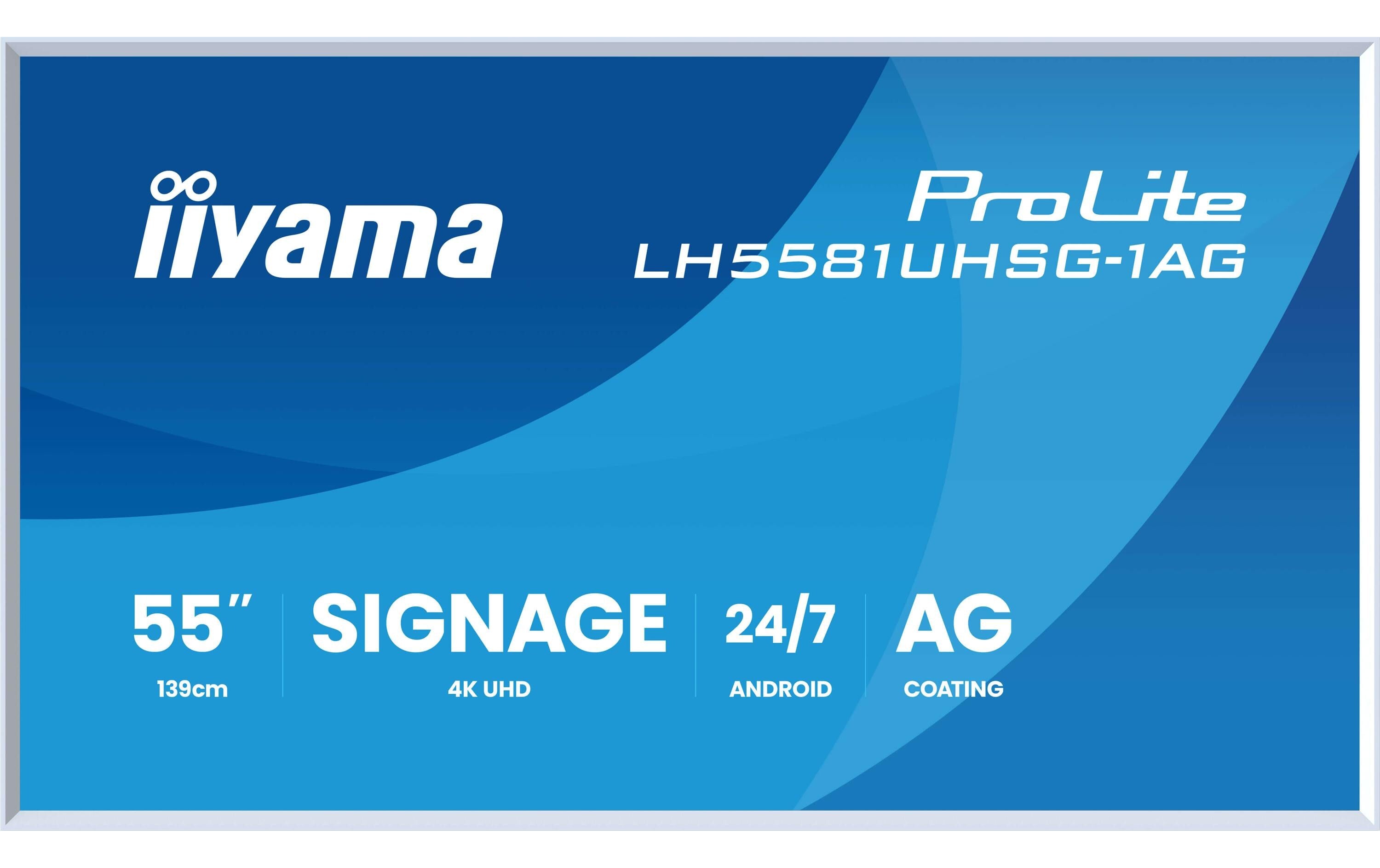 iiyama Public Display ProLite LH5581UHSG-1AG 64.5 "