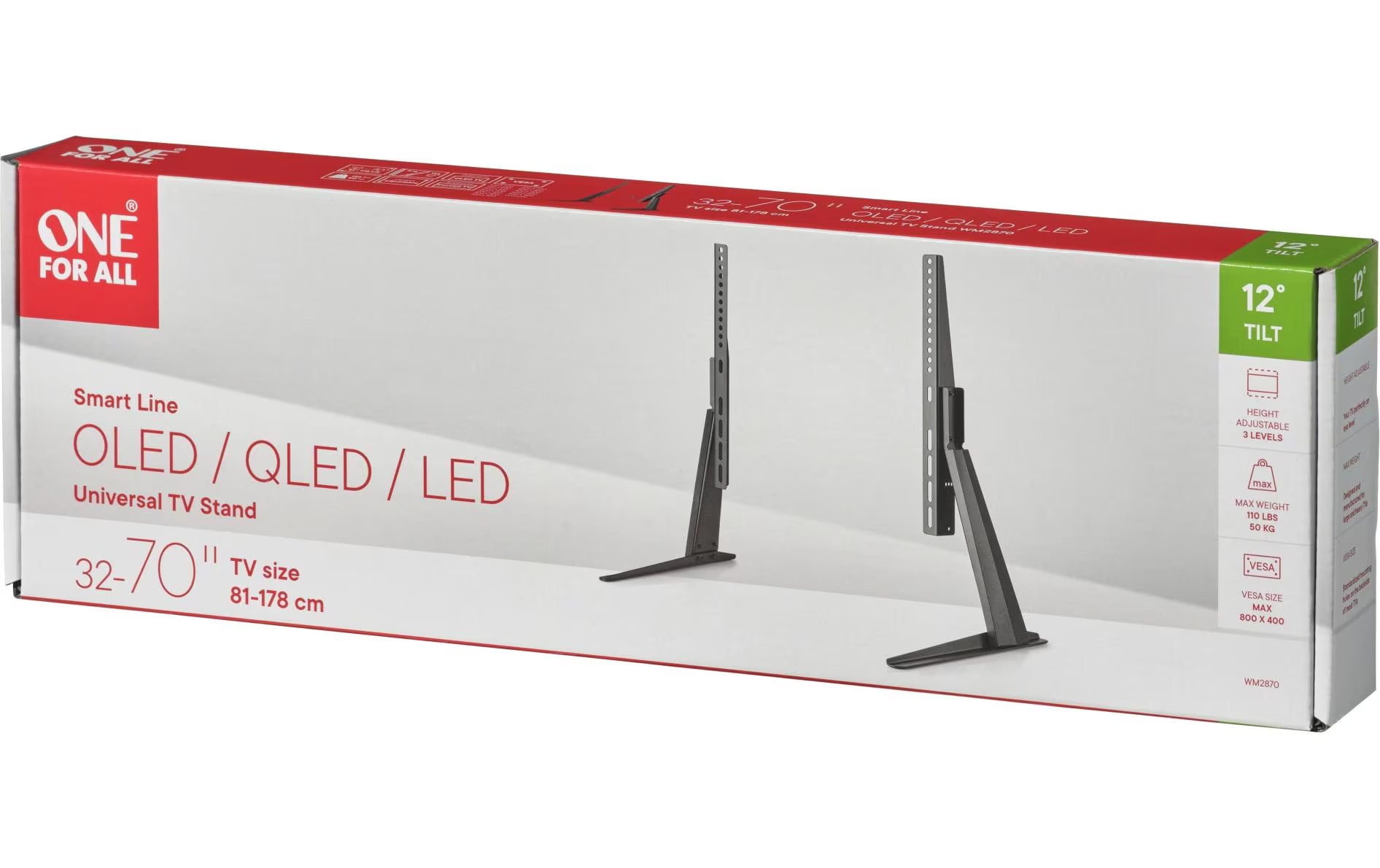 One For All Tischständer TableTop Smart Basic WM2870 Schwarz