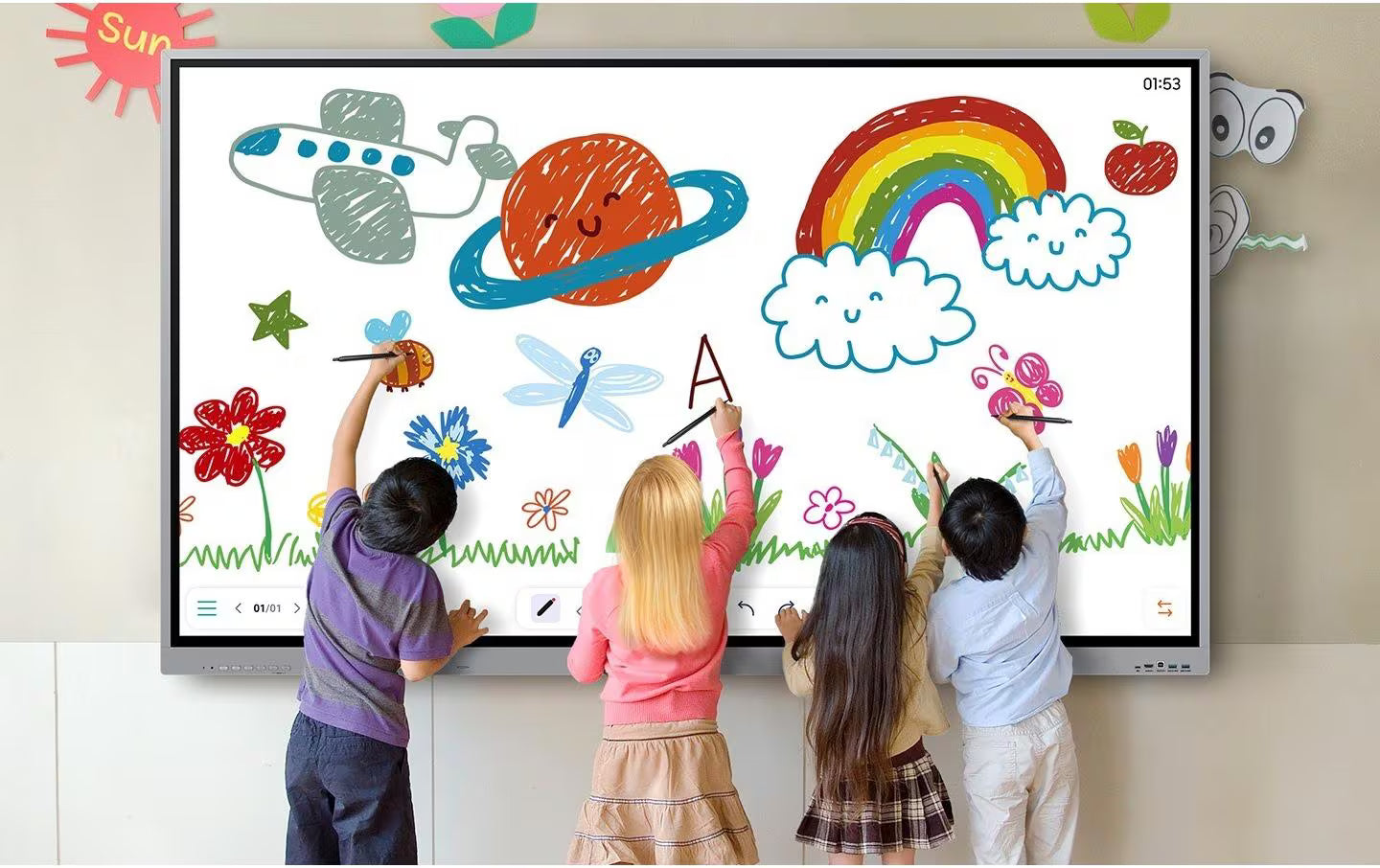 Samsung Touch Display E-board WE65FX Infrarot 65 "