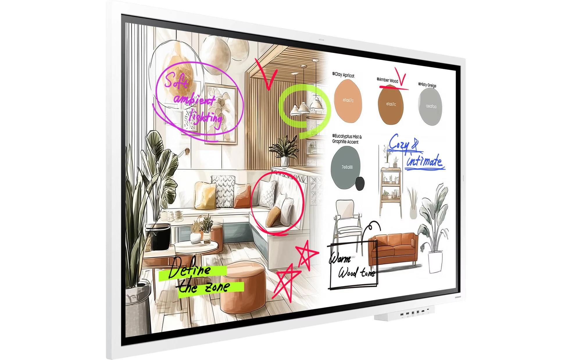 Samsung Touch Display Flip WM65FX Infrarot 65 "