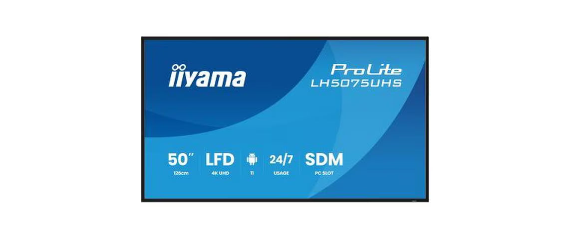iiyama Public Display ProLite LH5075UHS-B2AG 50 "