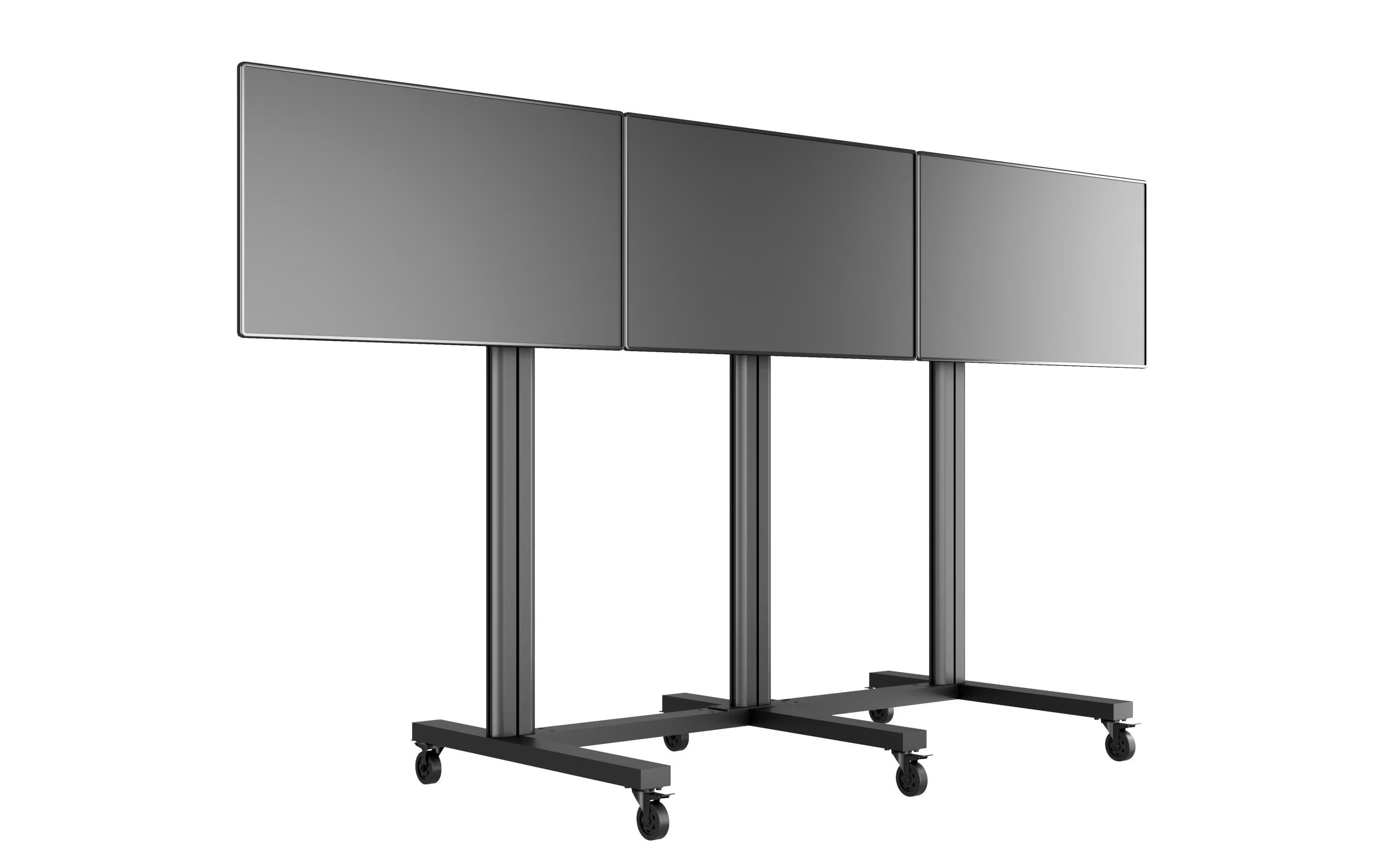 Multibrackets Wandhalterung Video Wall Stand 3-screens 9789 Schwarz