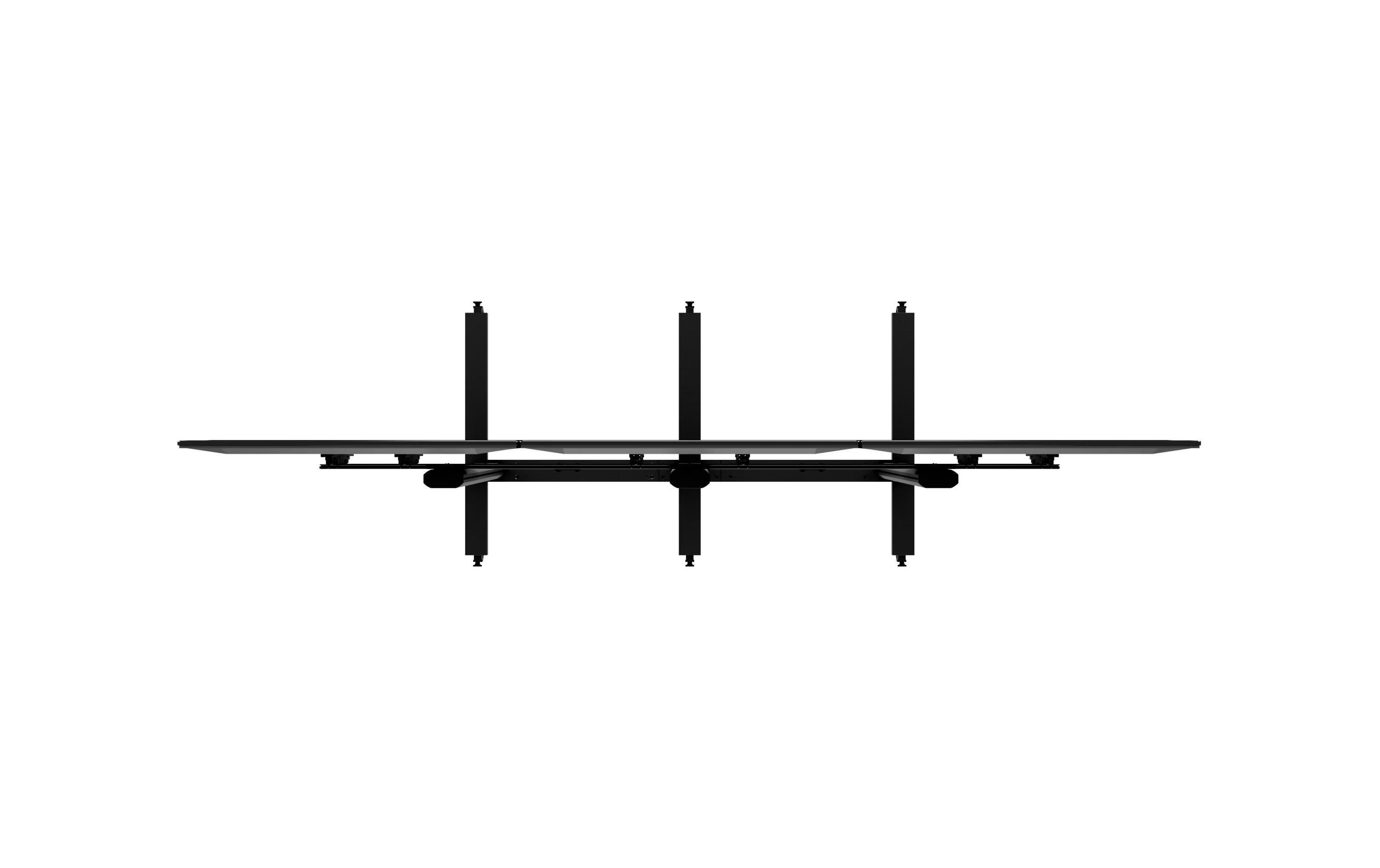 Multibrackets Wandhalterung Video Wall Stand 3-screens 9789 Schwarz