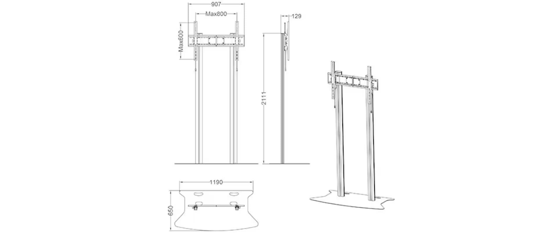 Multibrackets Standfuss 2562 Silber