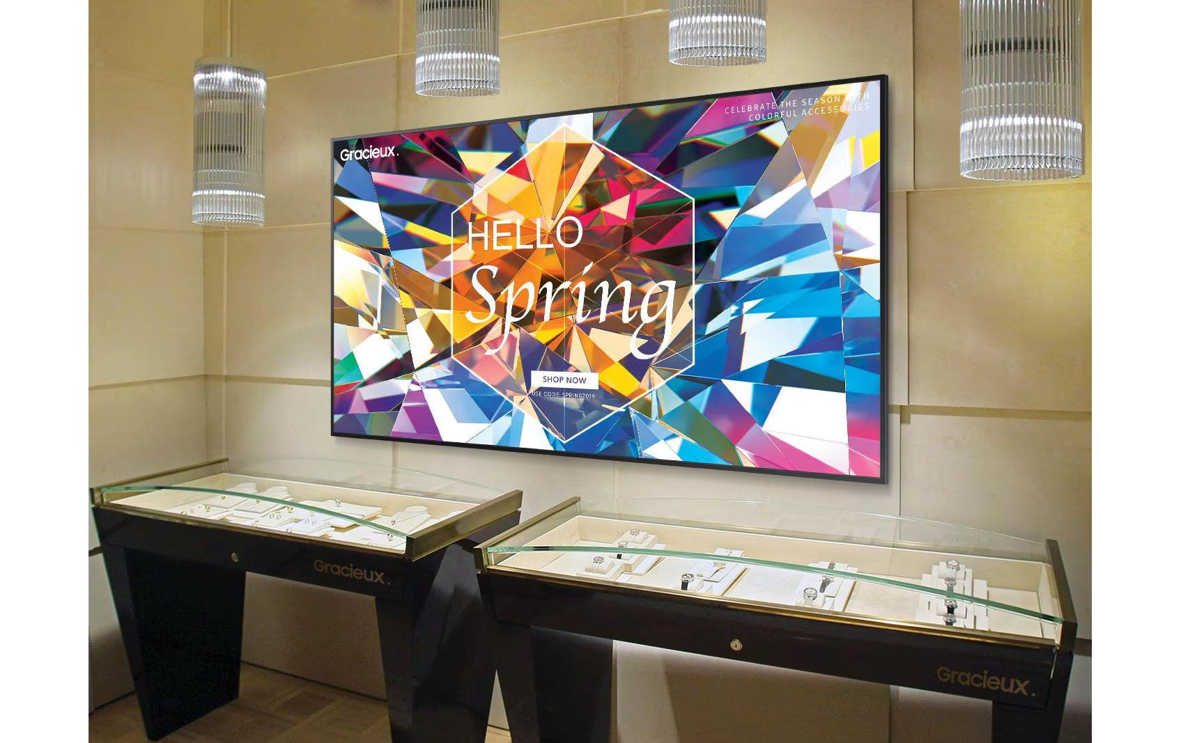 Samsung Public Display QB98T-B 98 "