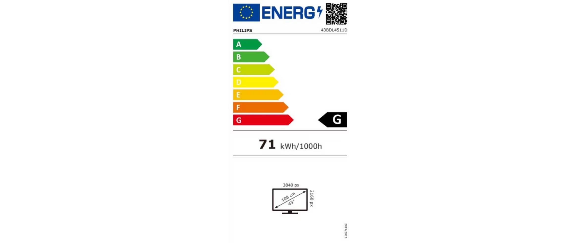 Philips Public Display D-Line 43BDL4511D/00 43 "