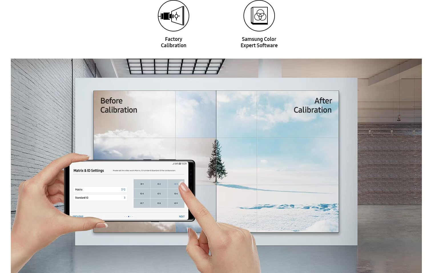 Samsung Videowall Display VM55B-U 55 "