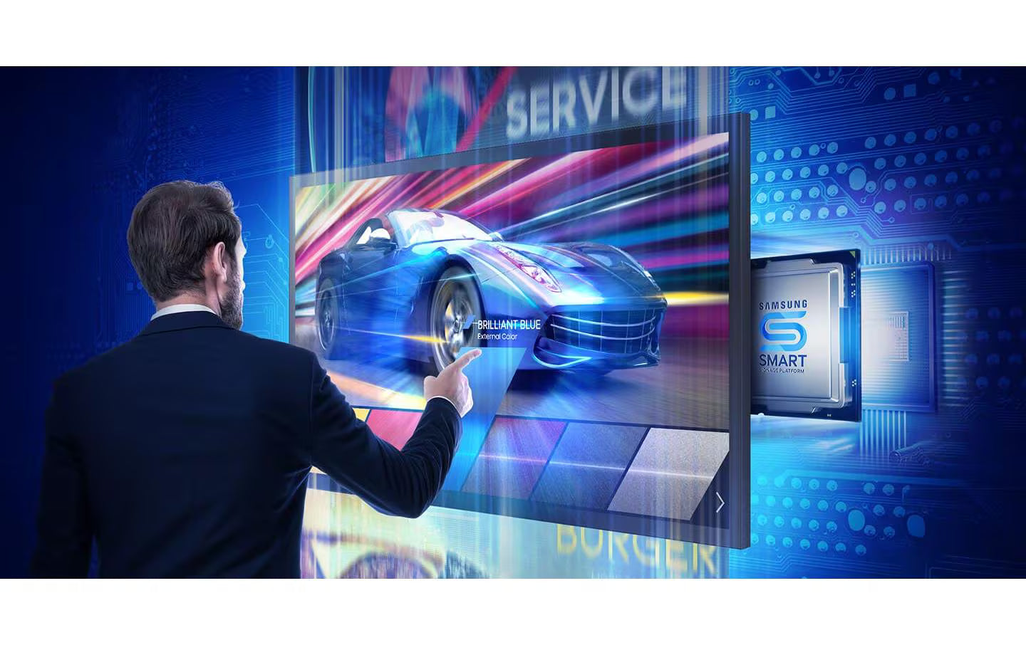 Samsung Touch Display QM43B-T Kapazitiv 43 "