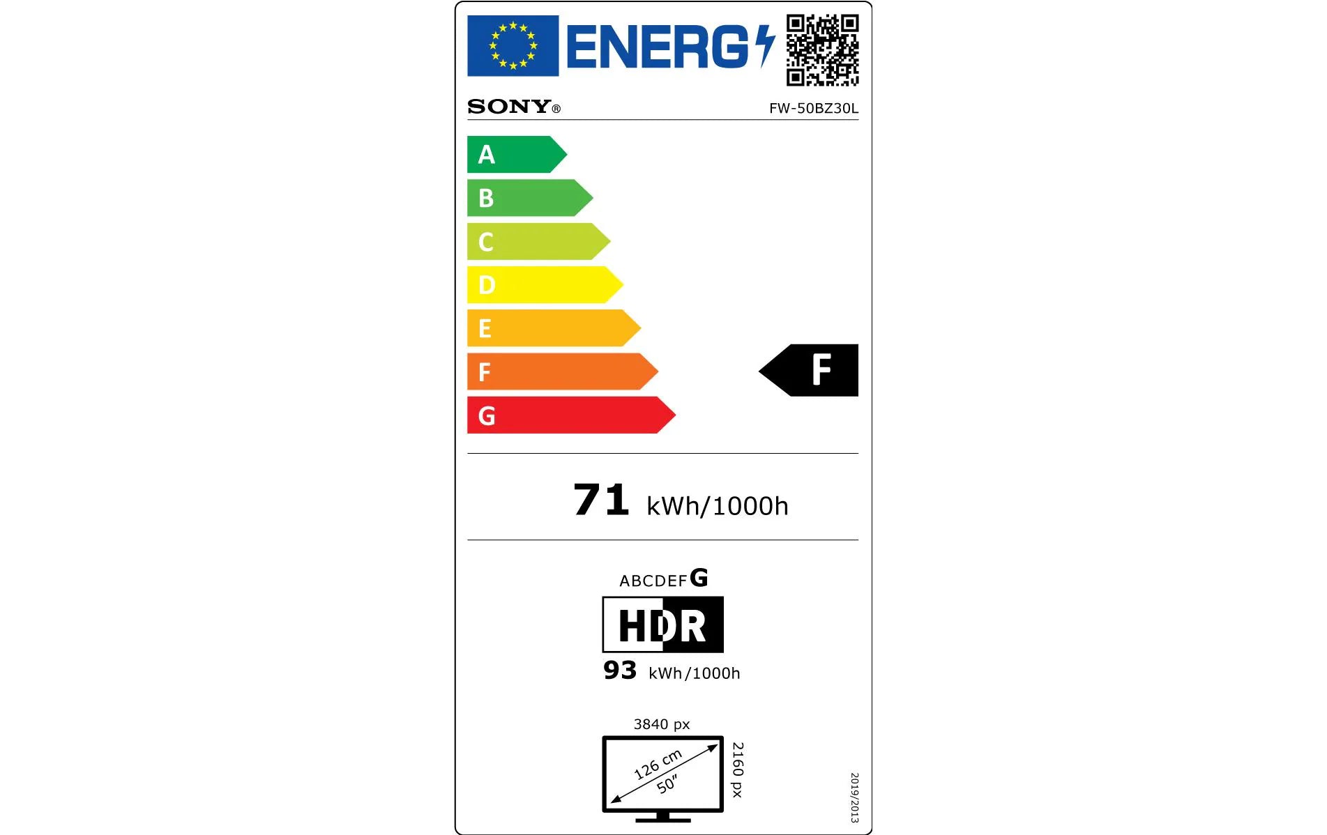 Sony Public Display FW-50BZ30L 50 "