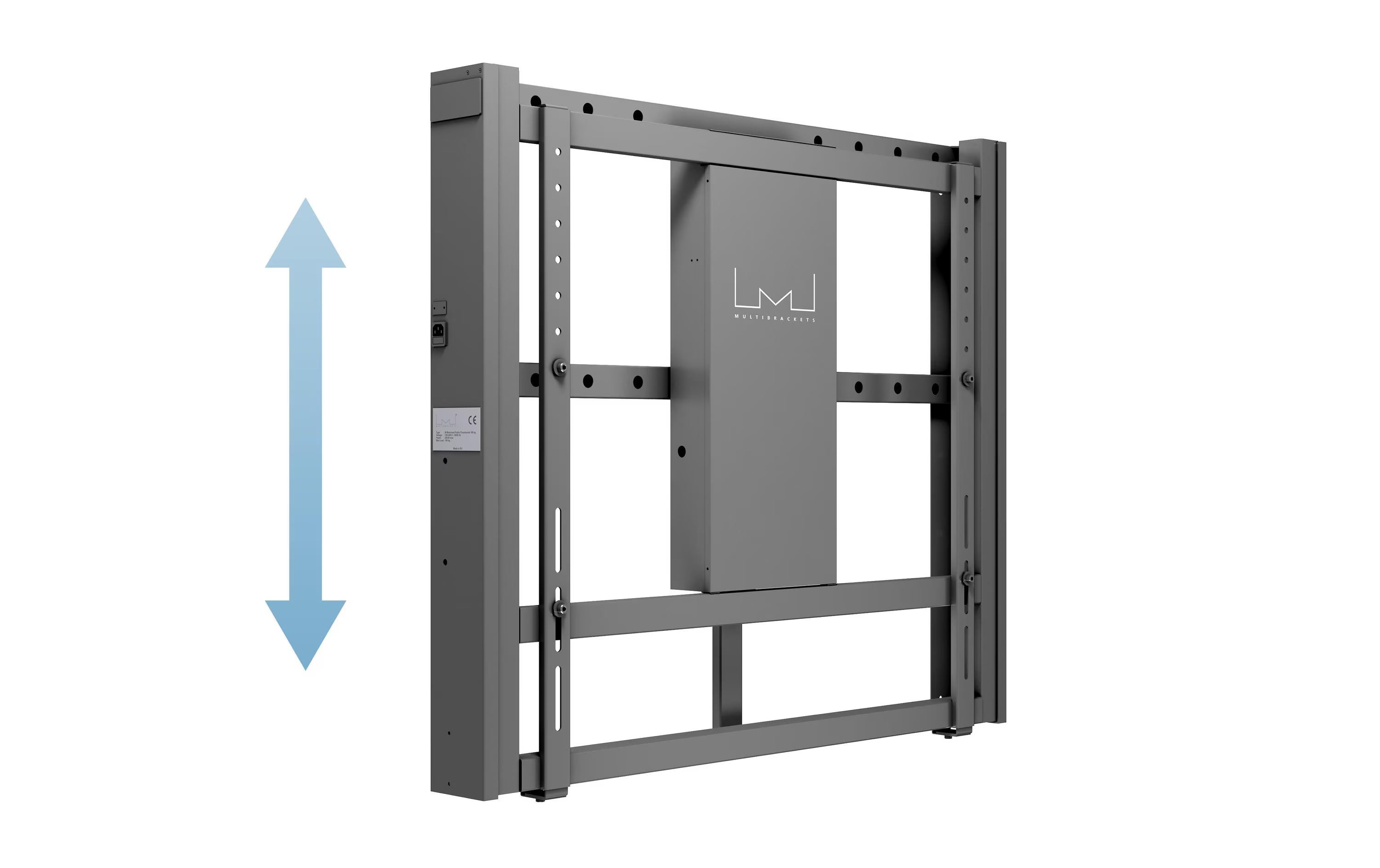 Multibrackets Wandhalterung M Motorisiert 80 kg HD Schwarz