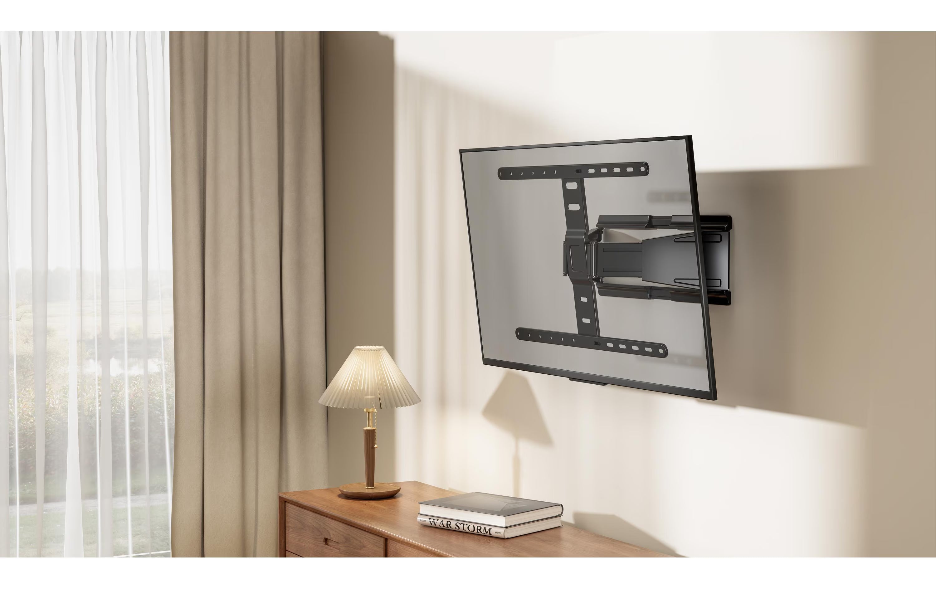Audioraq Wandhalterung 43"-90" VESA 600x400 Schwarz