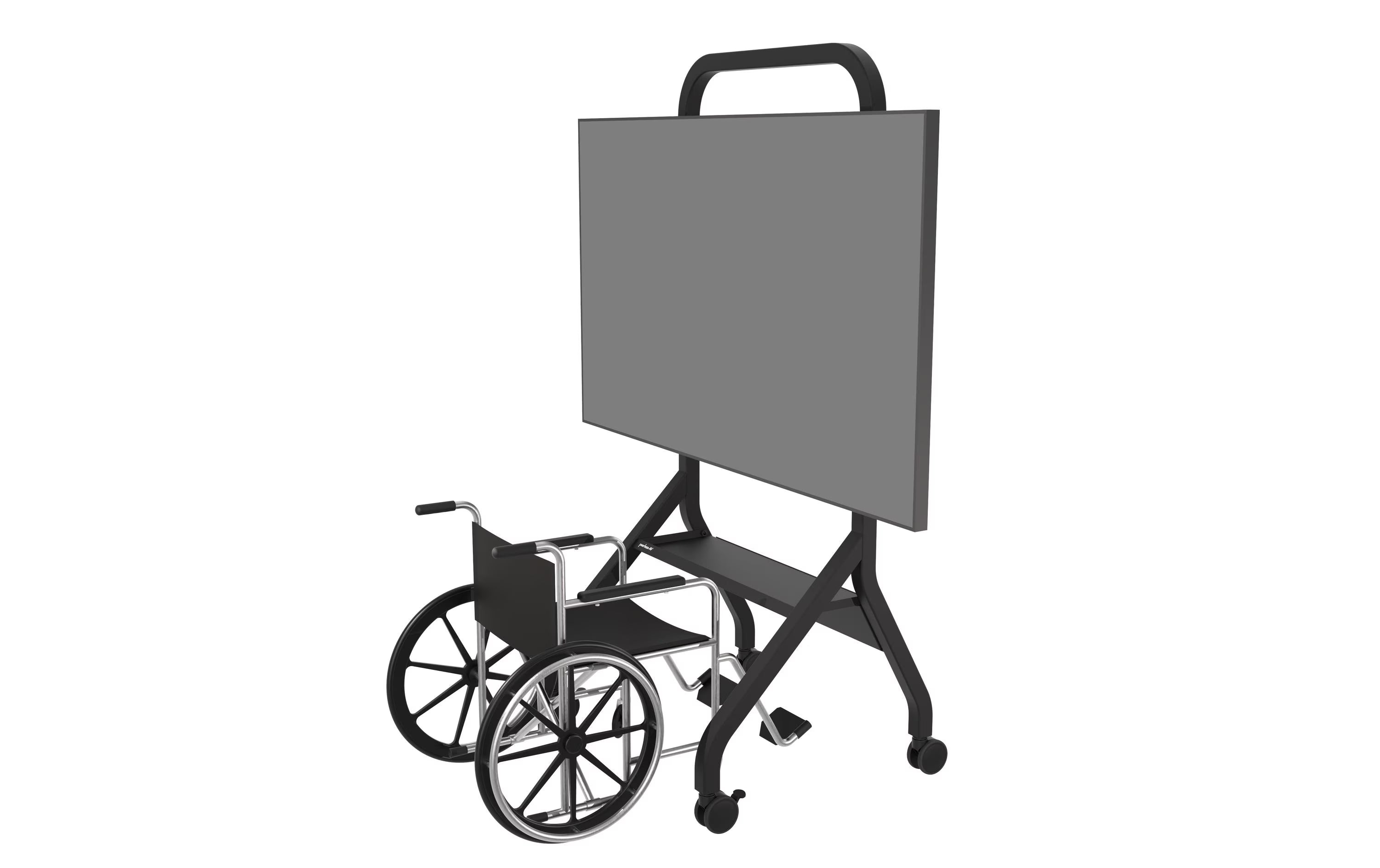 Peerless-AV Trolley SR898 55-110", Abdeckung mit Kabelführung
