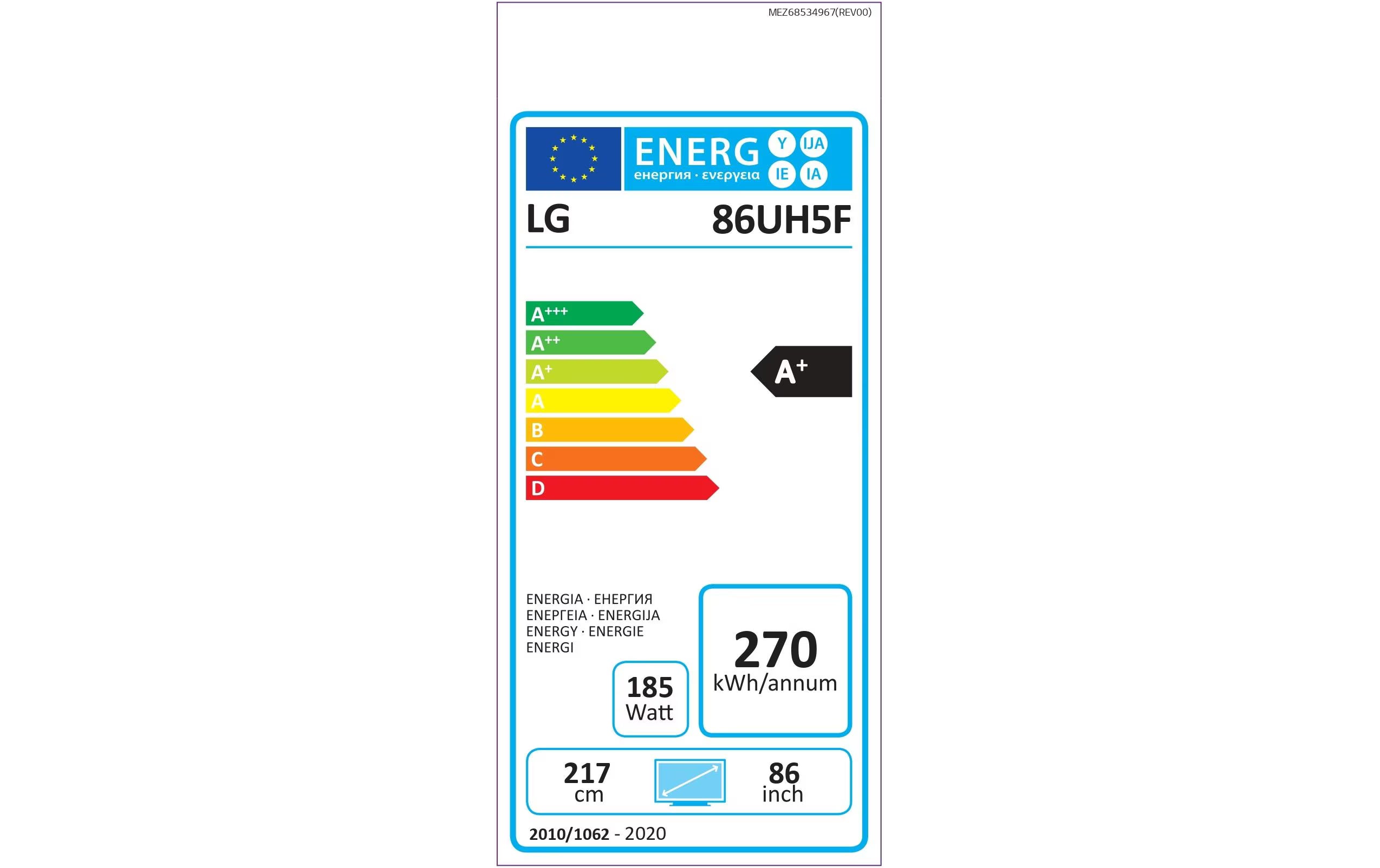 LG Public Display 86UH5F-H Non-Glare Ultra HD Series, 86 "