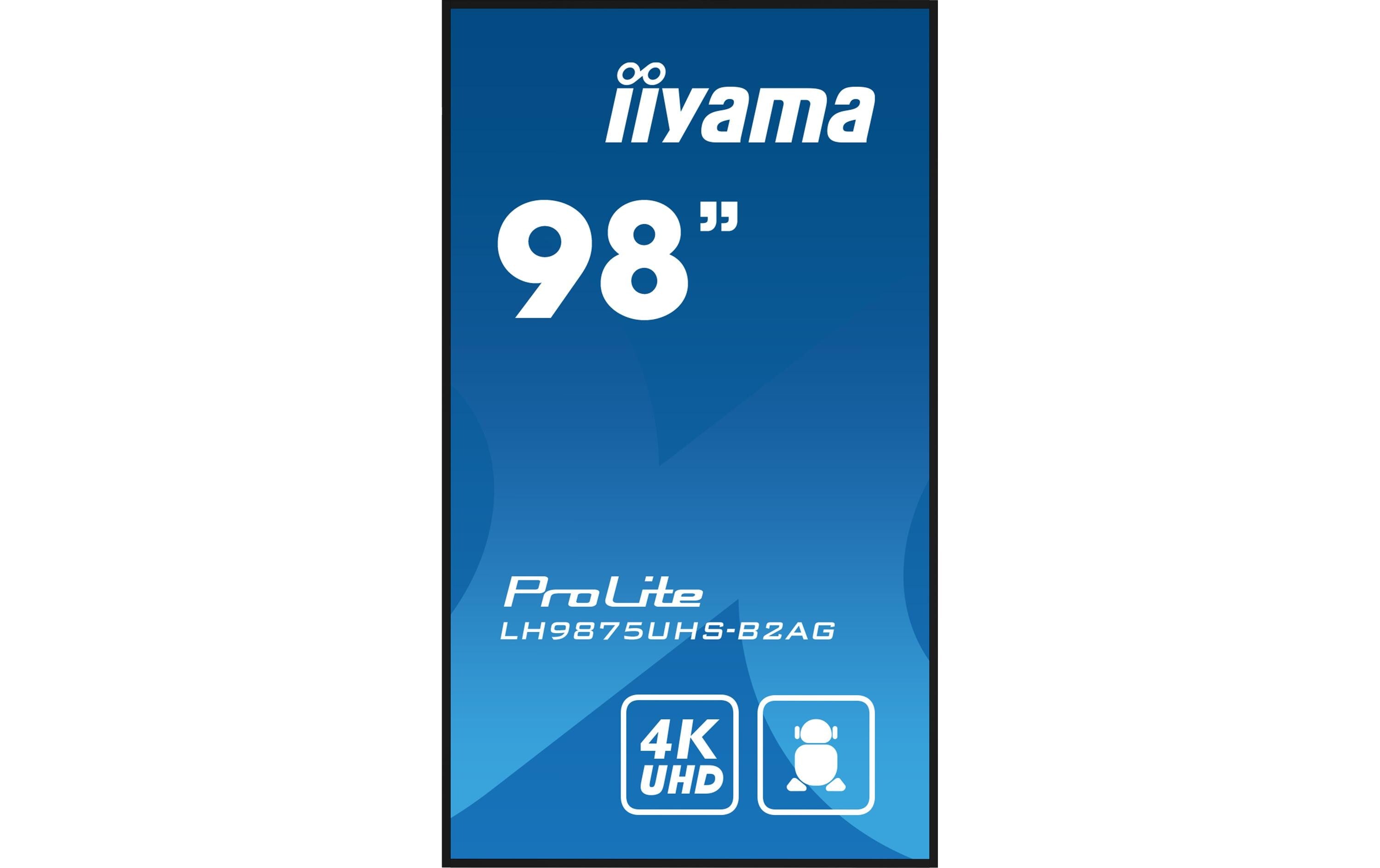 iiyama Public Display ProLite LH9875UHS-B2AG 97.5 "