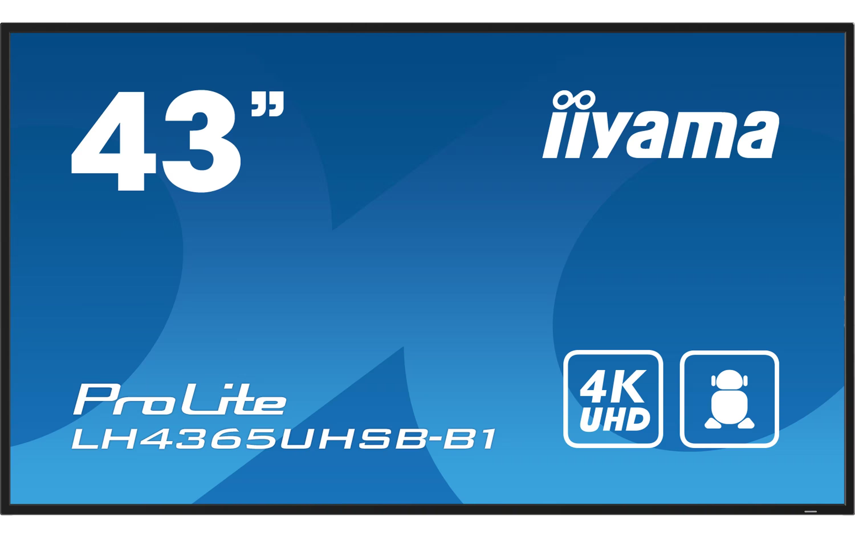 iiyama Public Display ProLite LH4365UHSB-B1 42.5 "