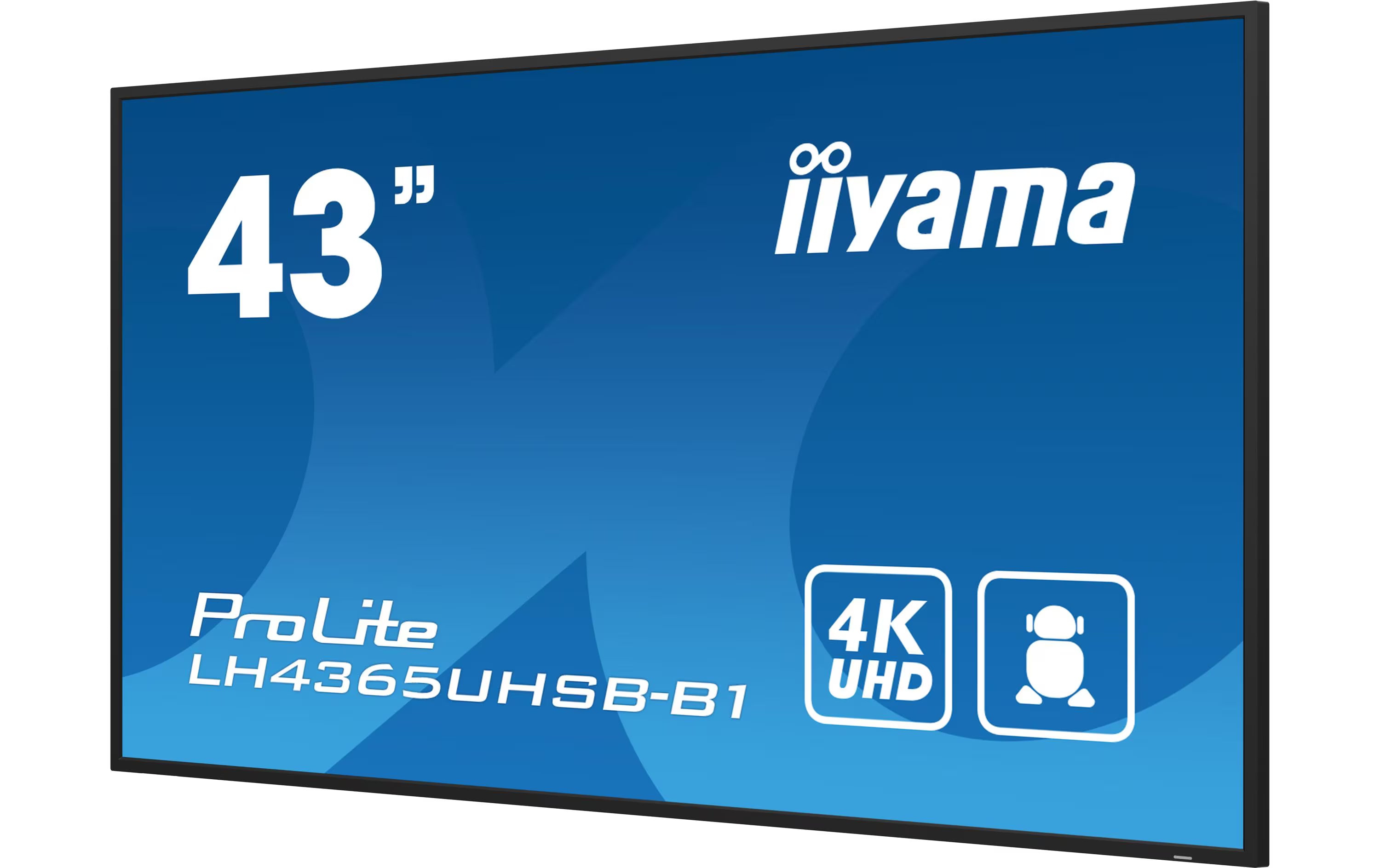 iiyama Public Display ProLite LH4365UHSB-B1 42.5 "
