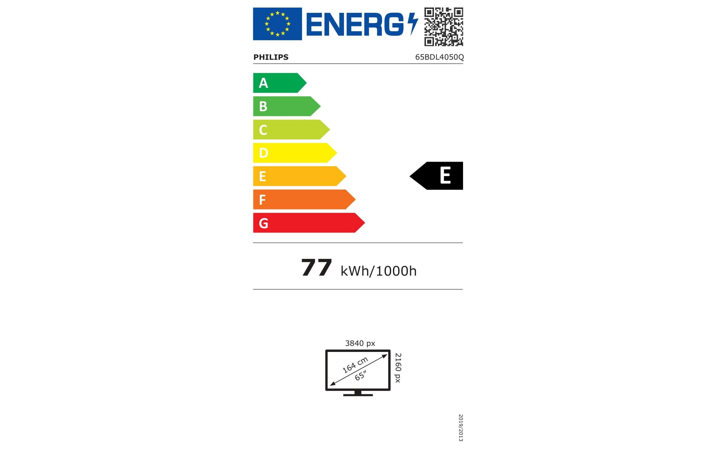 Philips Public Display Q-Line 65BDL4050Q/00 64.5 "