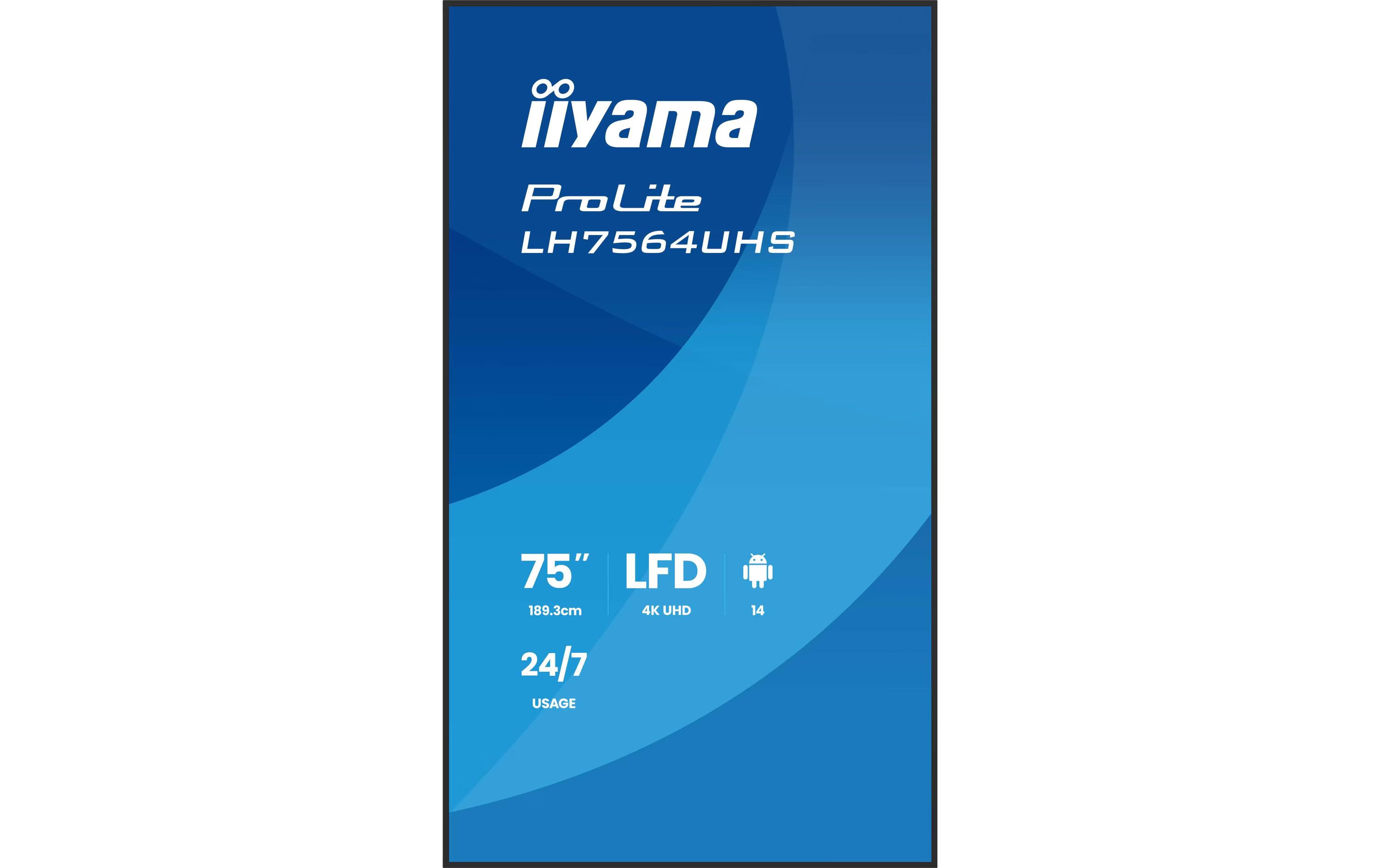 iiyama Public Display LH7564UHS-B1AG 75 "