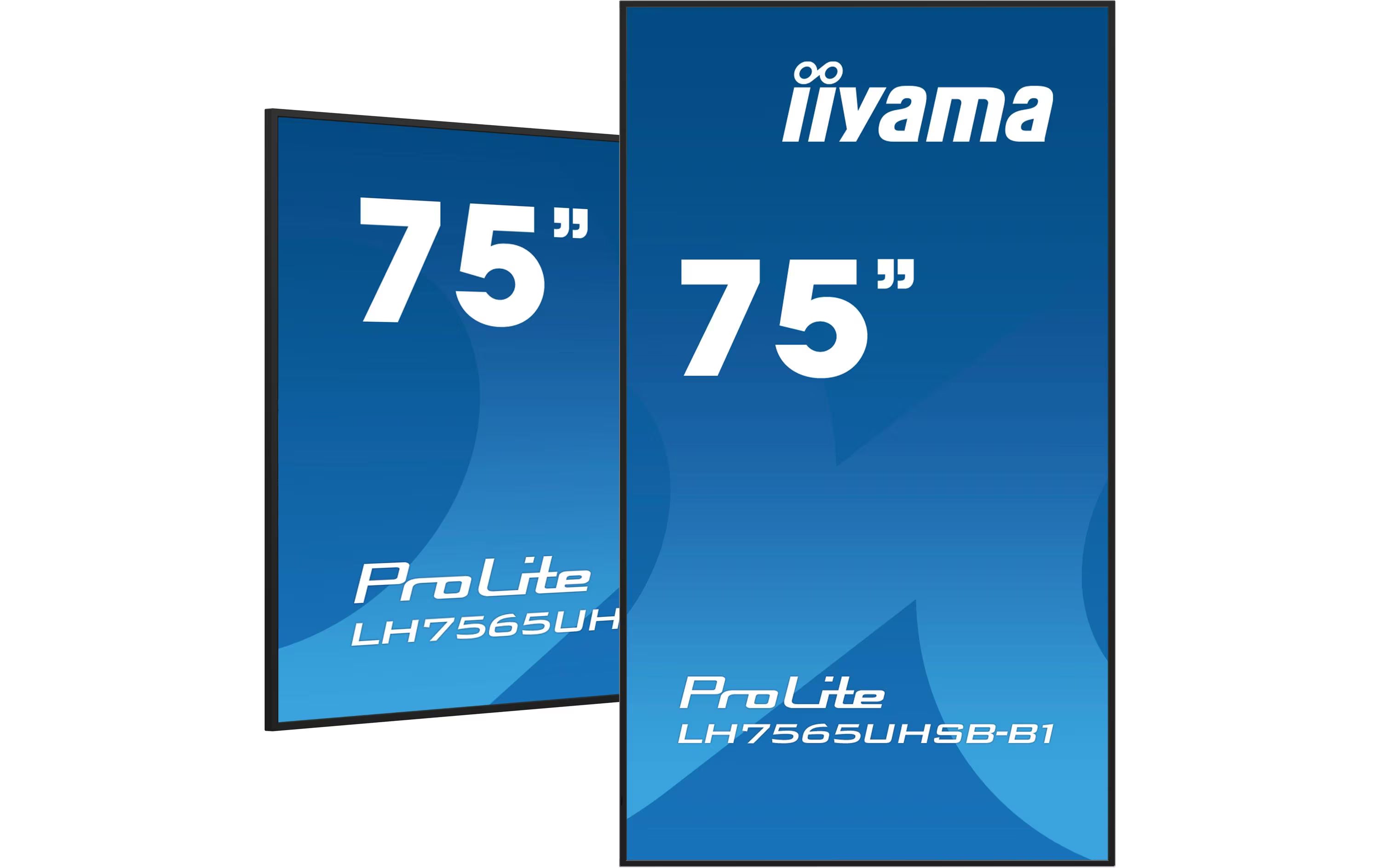iiyama Public Display ProLite LH7565UHSB-B1 74.5 "