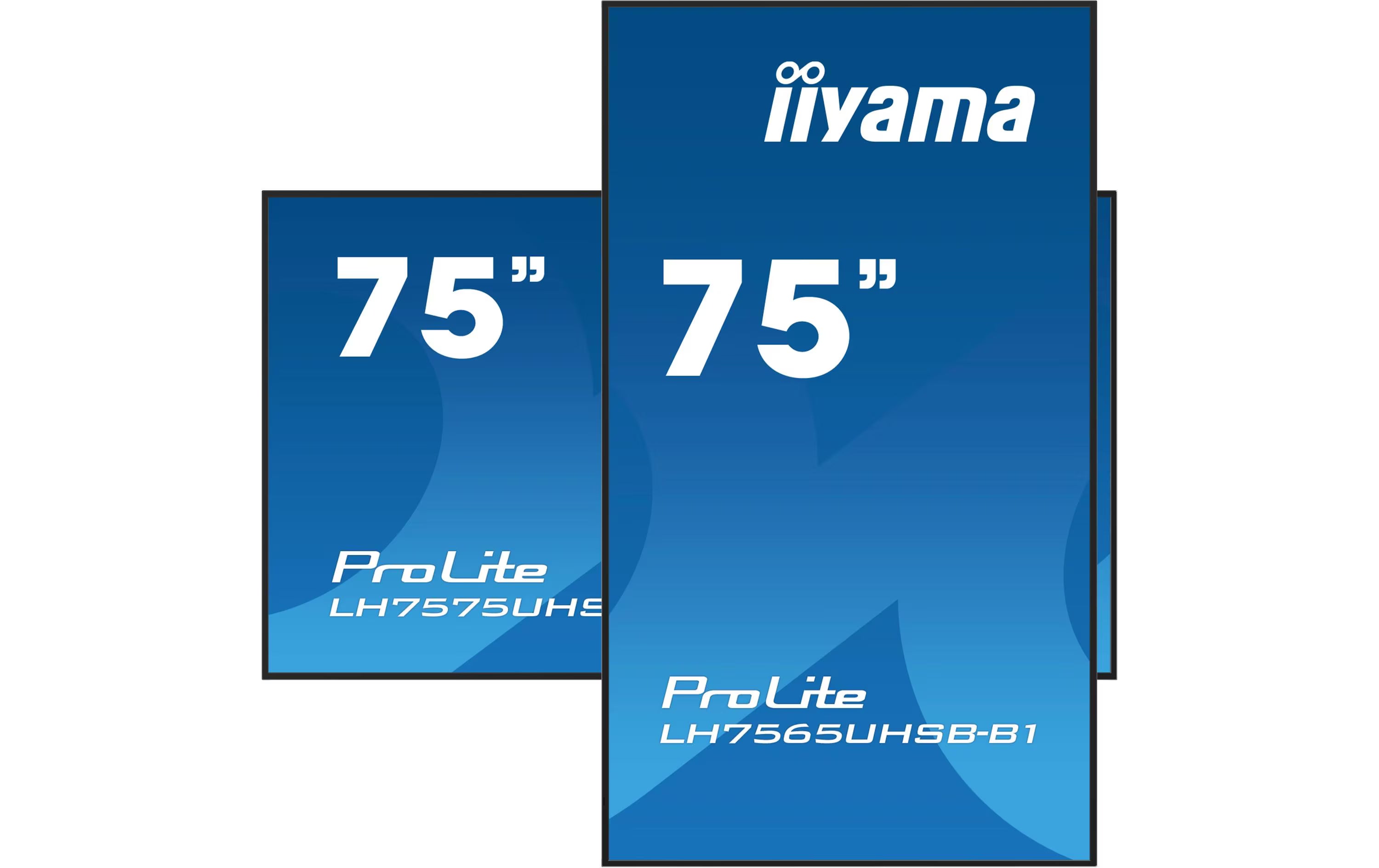 iiyama Public Display ProLite LH7565UHSB-B1 74.5 "