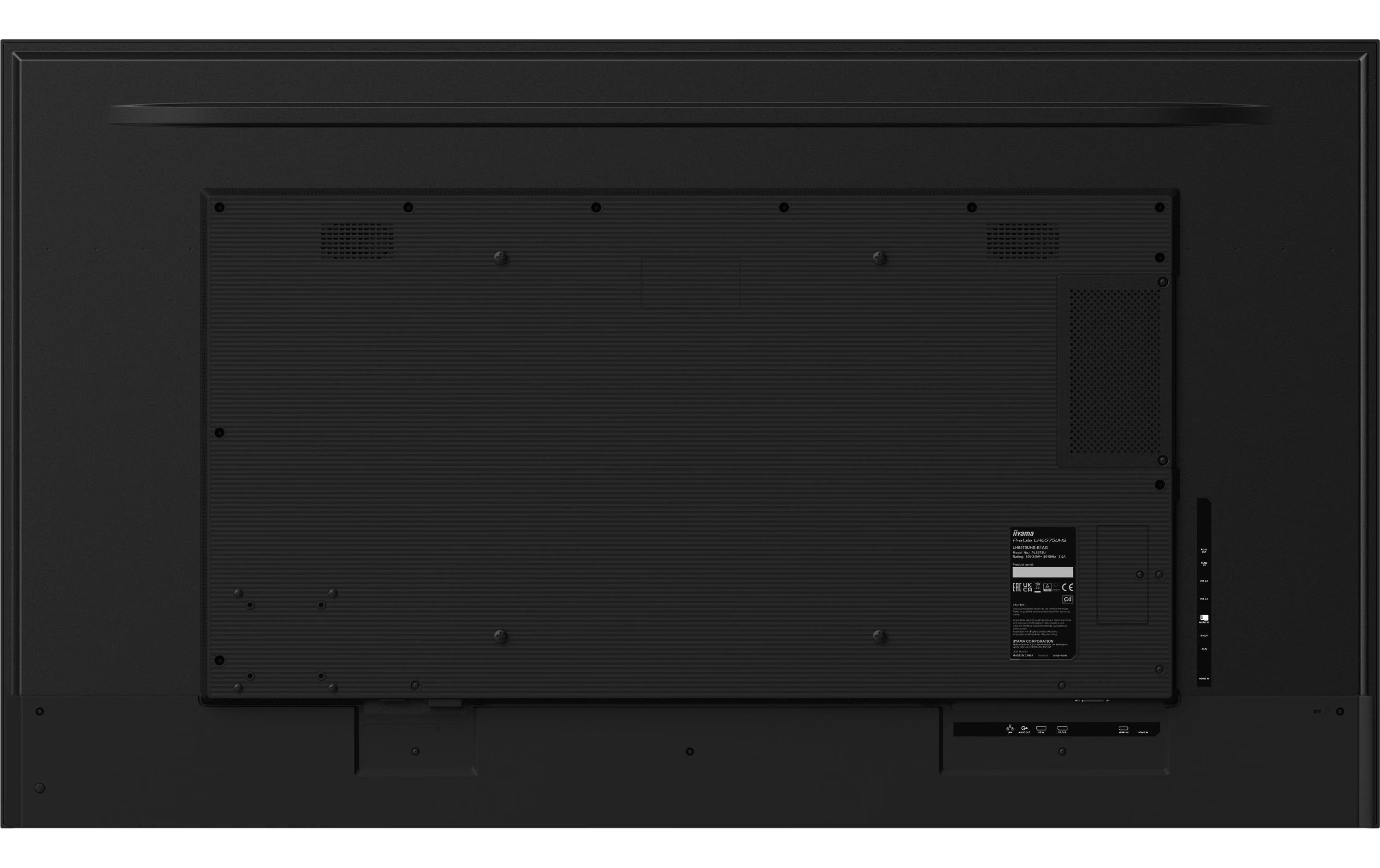 iiyama Public Display Pro Lite LH6565UHSB-B1 64.5 "