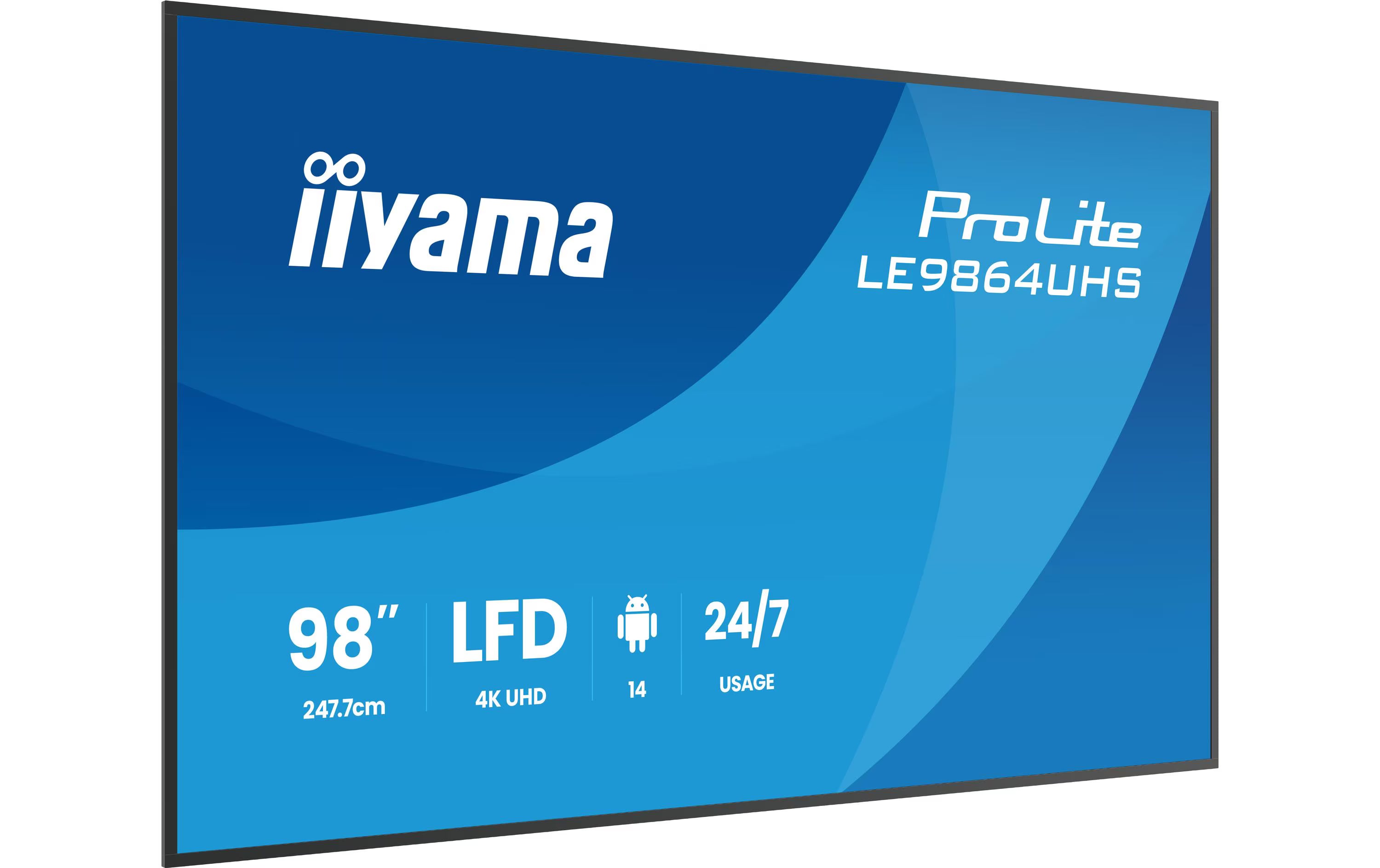 iiyama Public Display ProLite LE9864UHS-B1AG 98 "