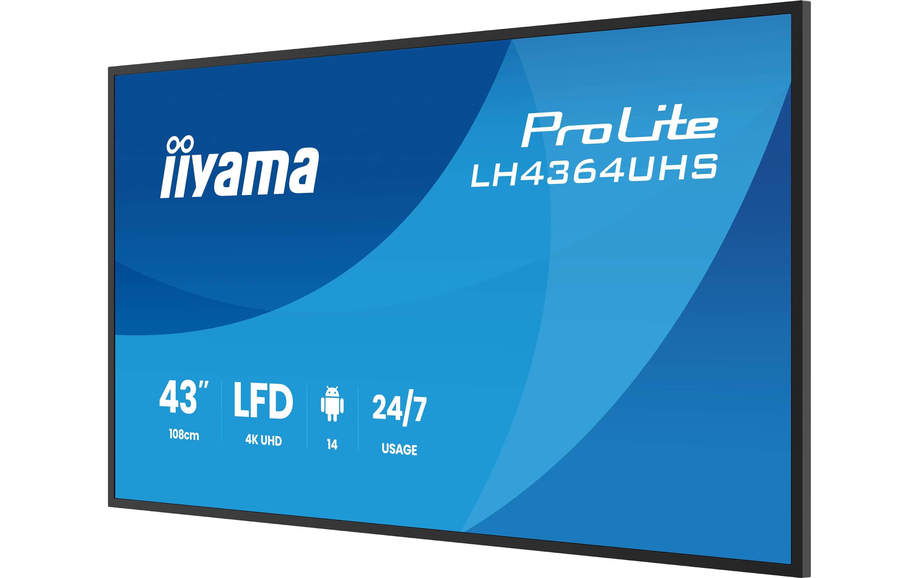 iiyama Public Display ProLite LH4364UHS-B1AG 43 "