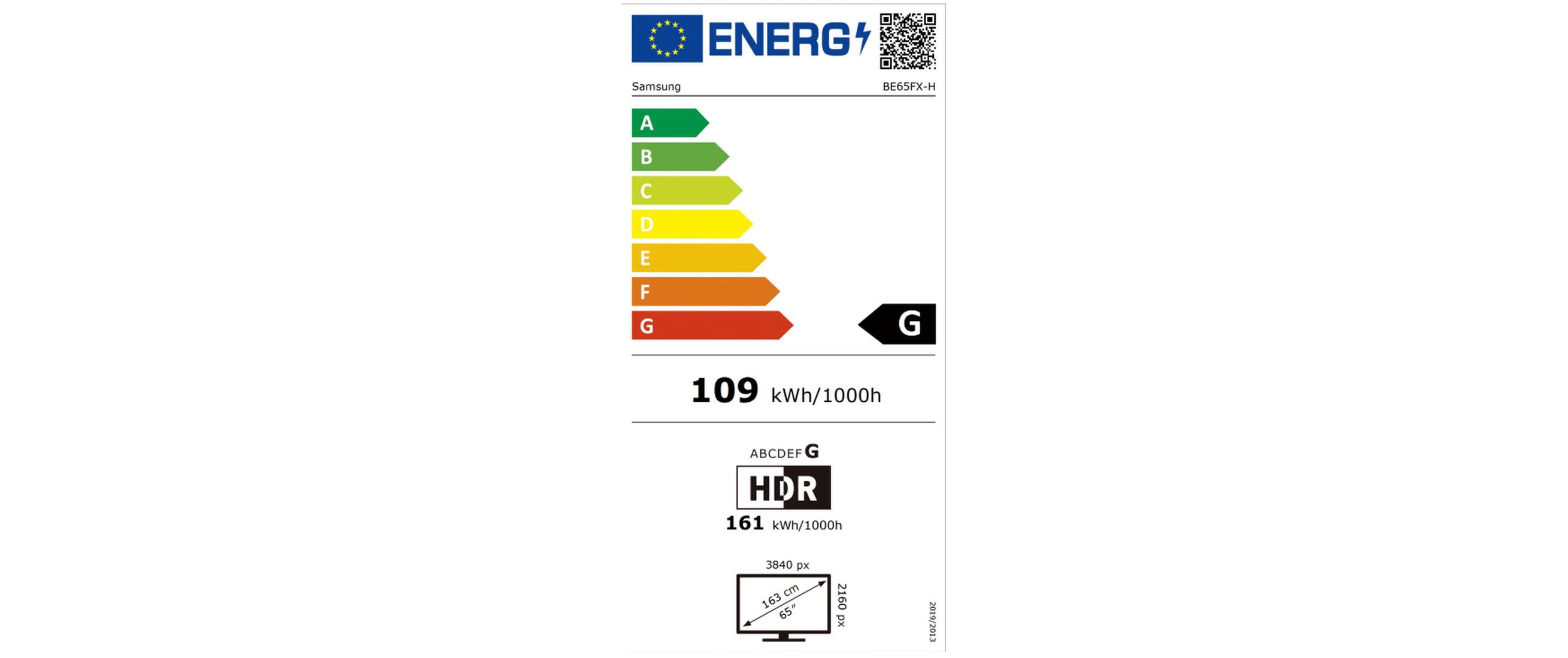 Samsung Public Display BE65FX-H 65 "