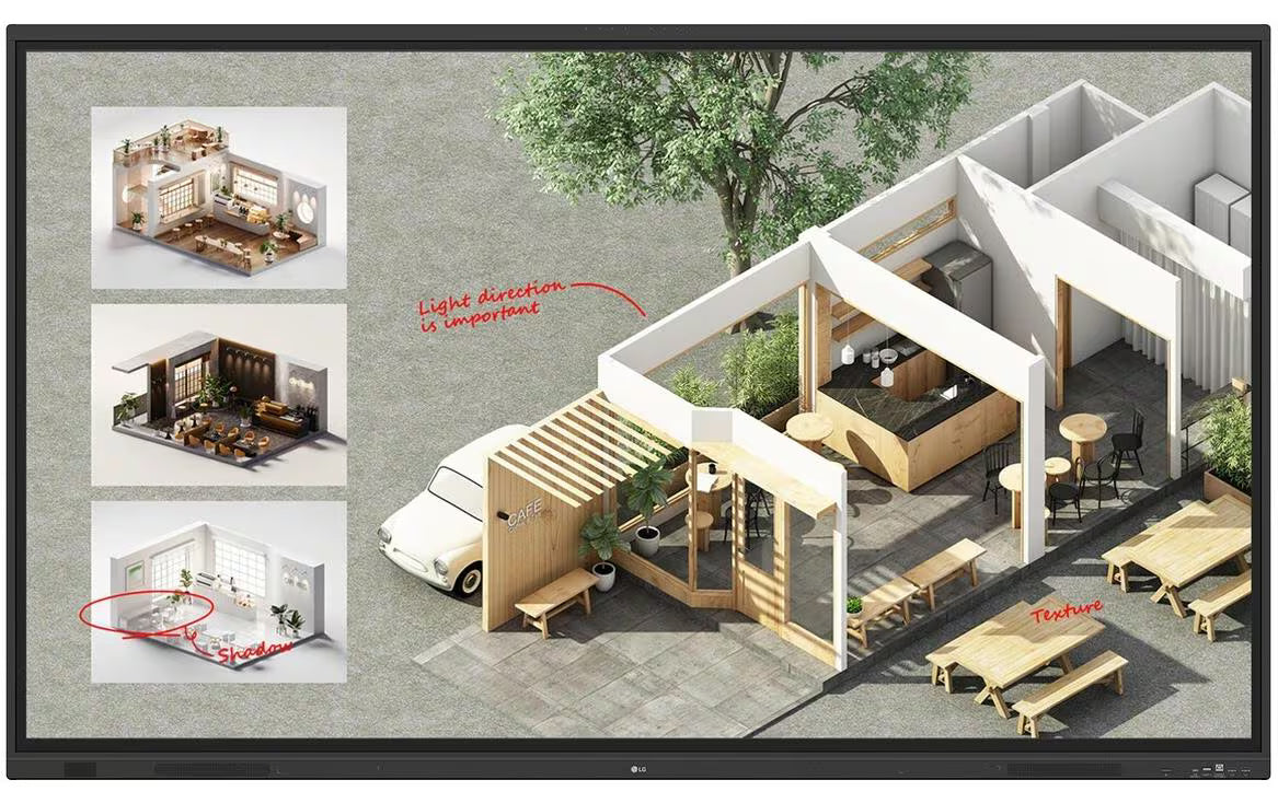 LG Touch Display 86TR3DQ-B Multitouch 86 "