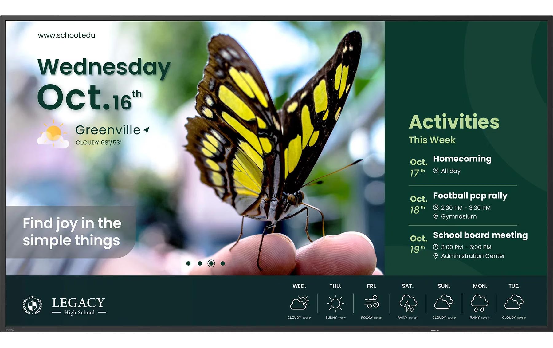 BenQ Public Display ST6504 65 "