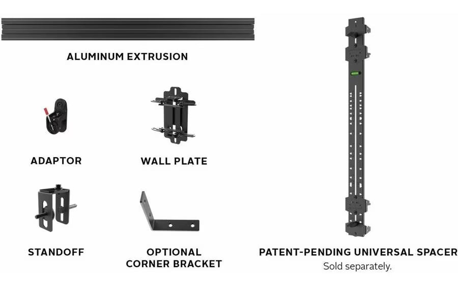 Peerless-AV LEDUNVL-2X2 universal LED Wall Mount bis zu 1220 mm