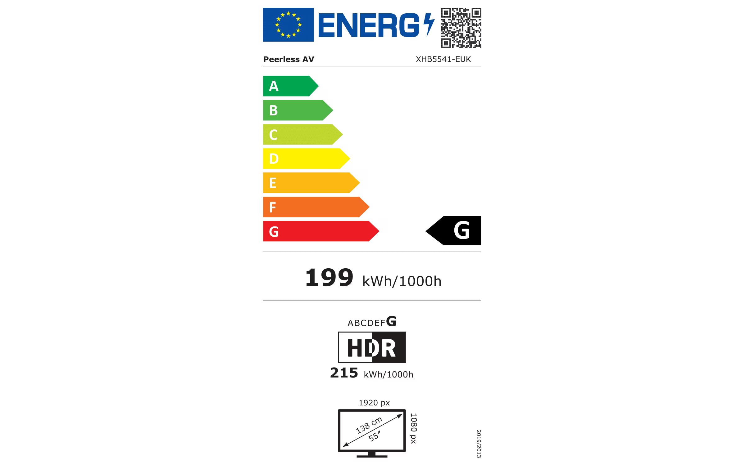 Peerless-AV Public Display Outdoor XHB5541-EUK 55 "