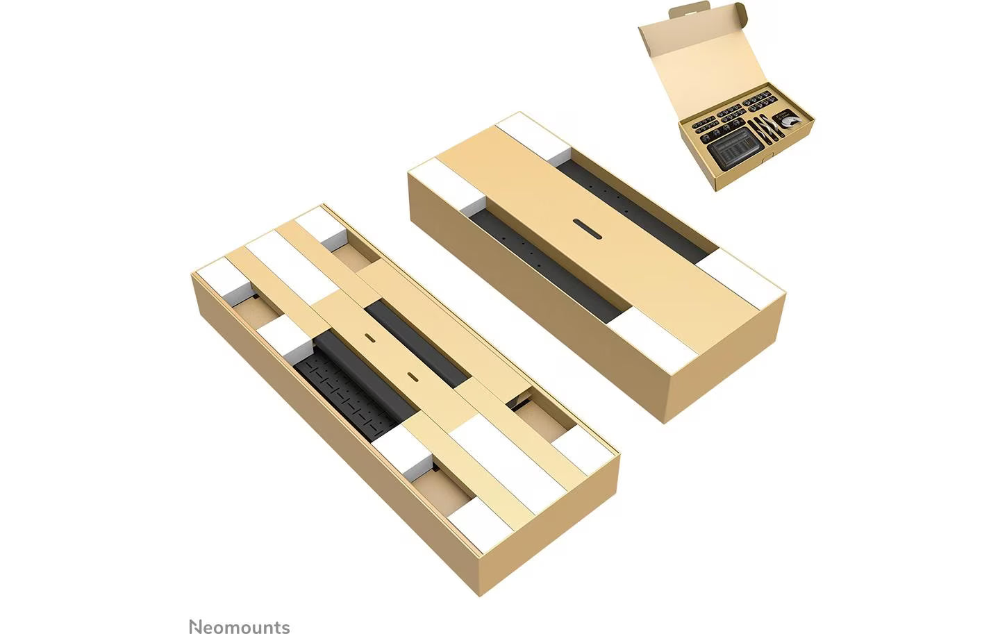 NEOMOUNTS TV-Trolley MOVE Lift XL FL55-975BL1 Schwarz