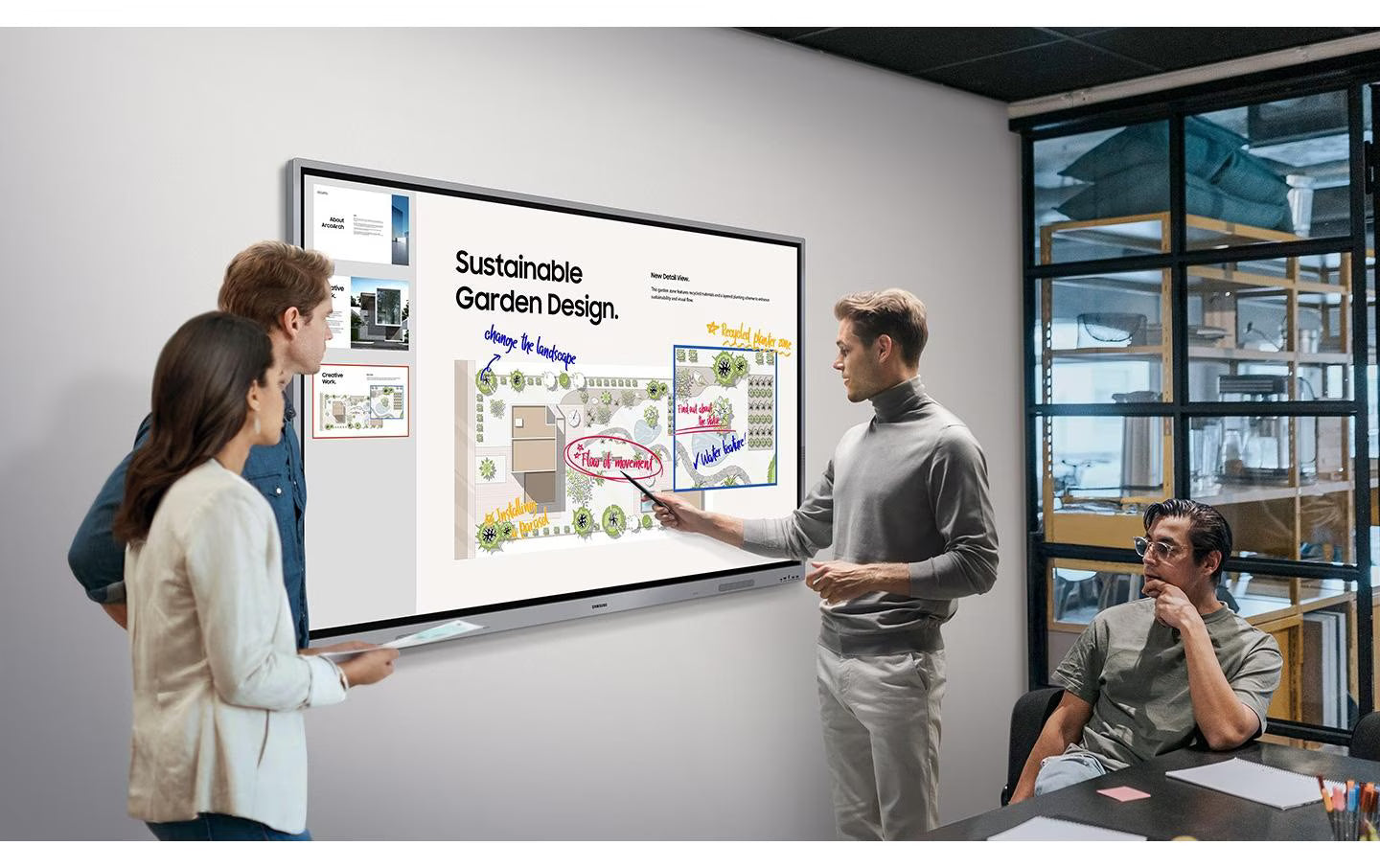 Samsung Touch Display E-board WE65FX Infrarot 65 "