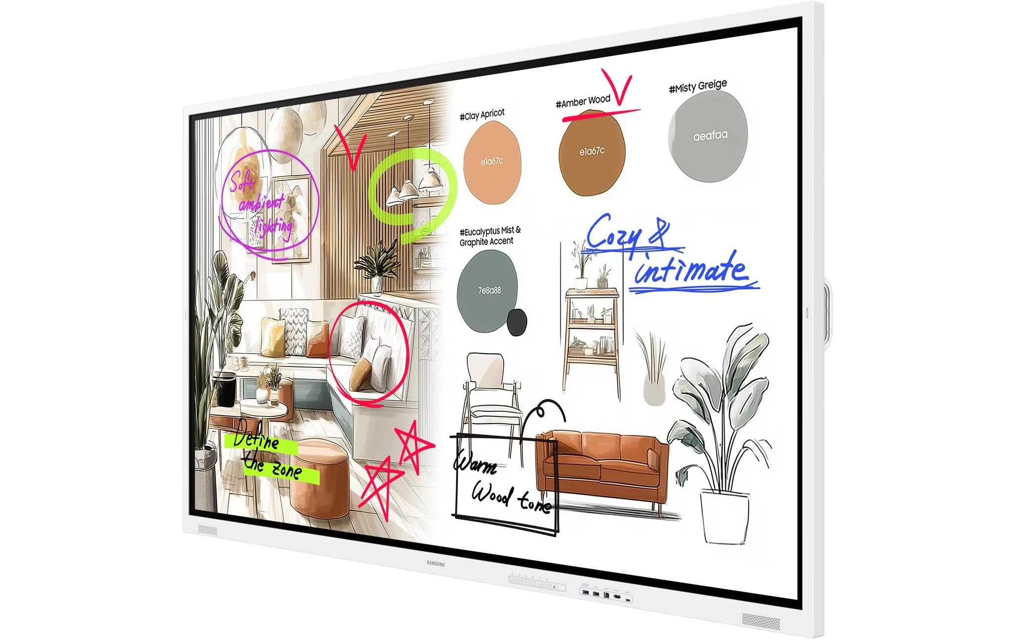Samsung Touch Display Flip WM75FX Infrarot 75 "