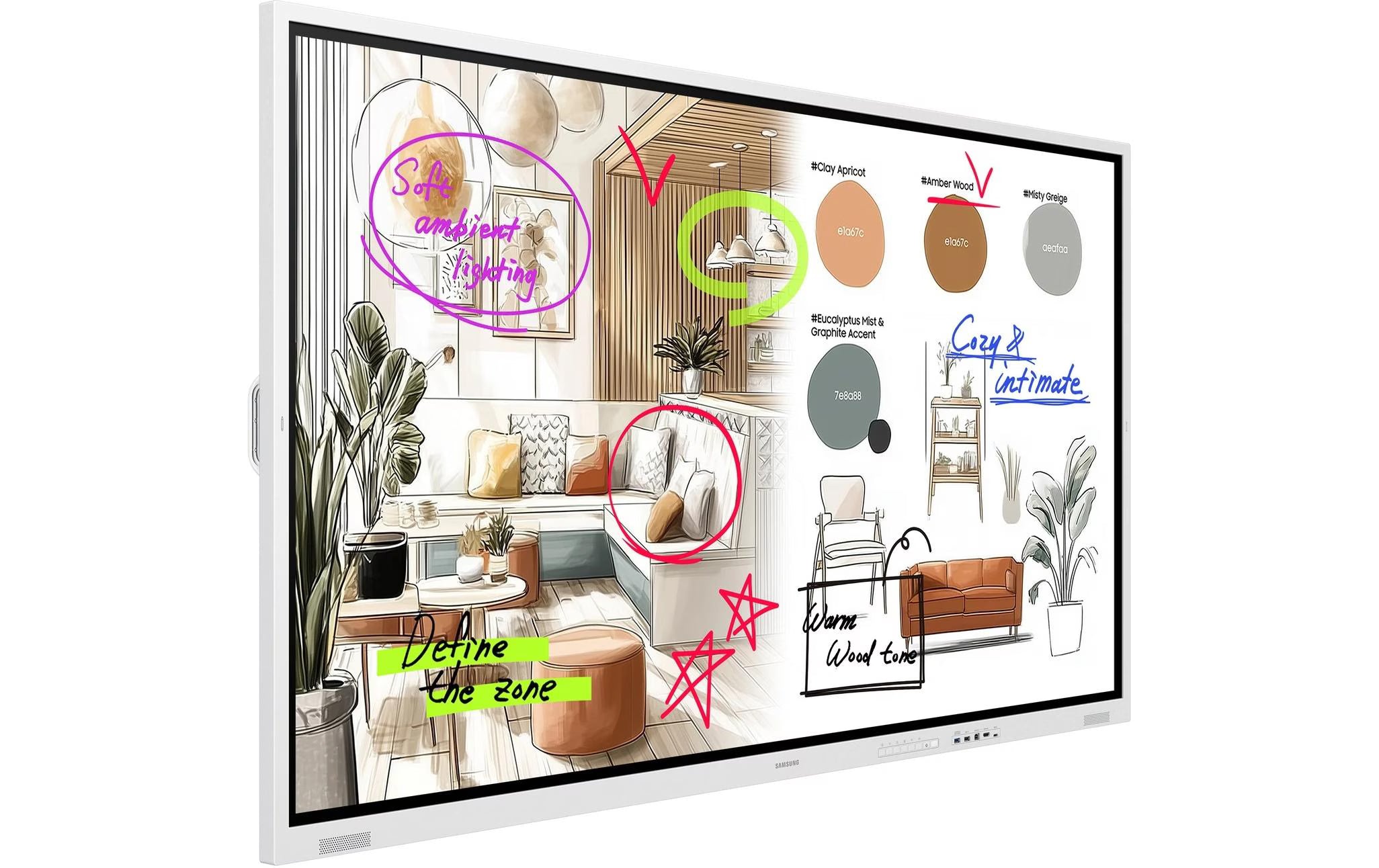 Samsung Touch Display Flip WM75FX Infrarot 75 "