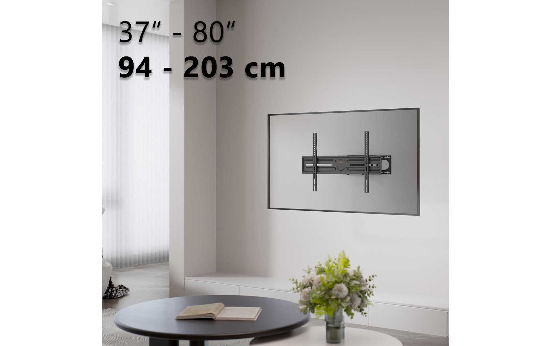 My Wall Wandhalterung HEG7L Economy-Line Schwarz/Keine Angabe